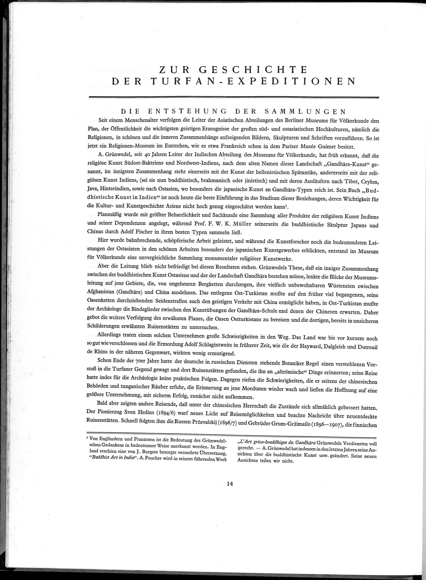 Die Buddhistische Spätantike in Mittelasien : vol.1 / 18 ページ（白黒高解像度画像）
