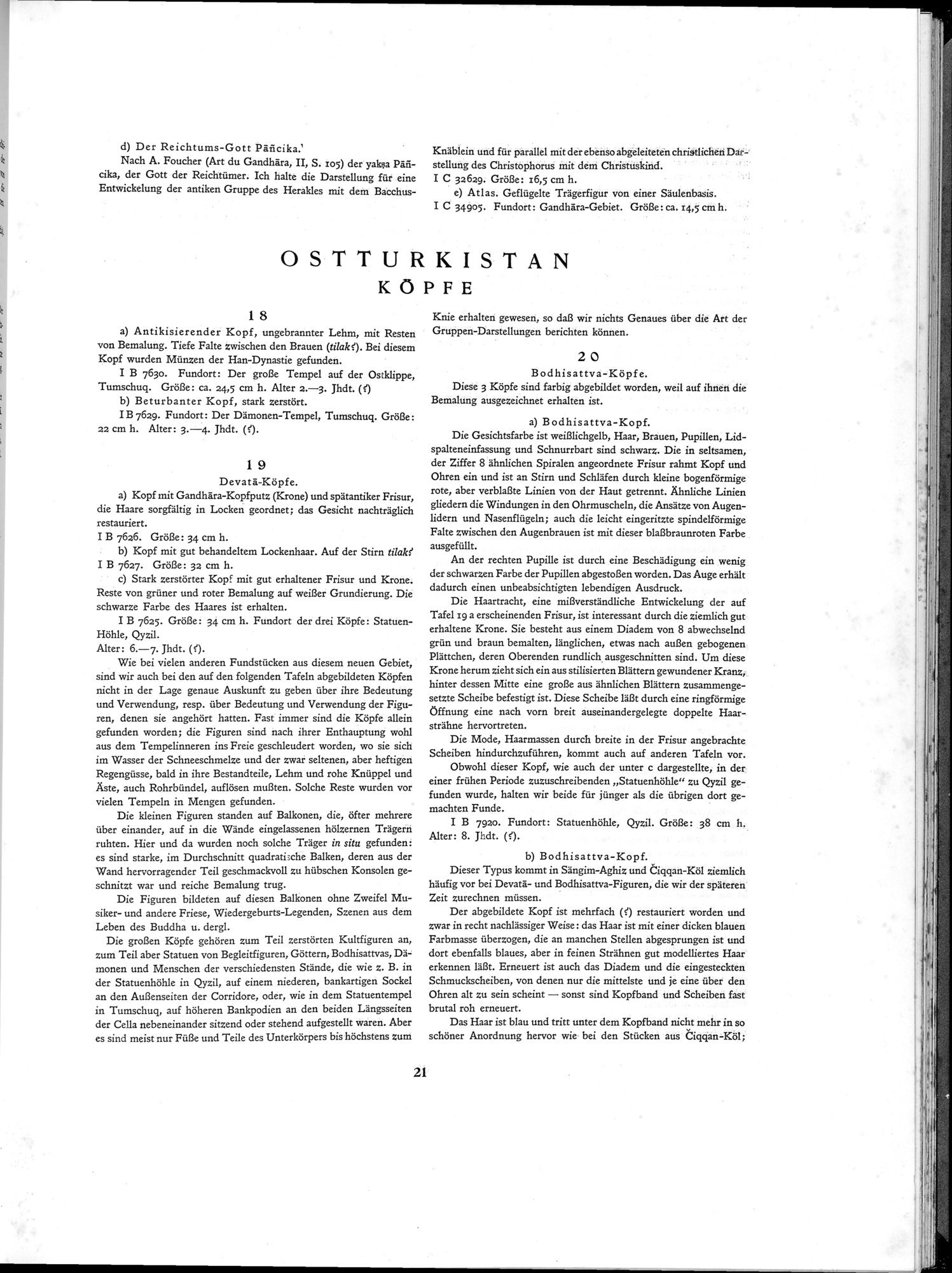 Die Buddhistische Spätantike in Mittelasien : vol.1 / 25 ページ（白黒高解像度画像）