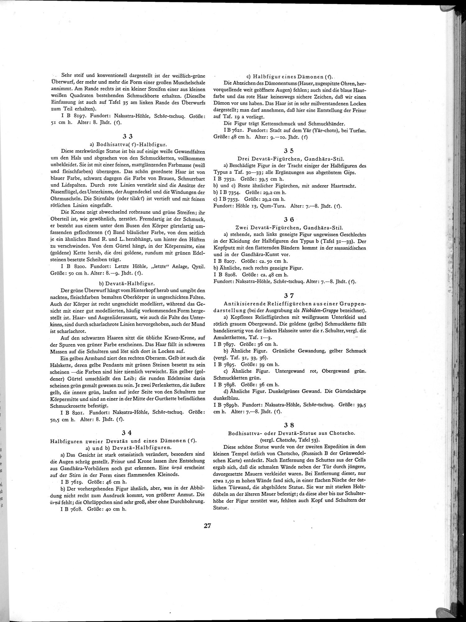 Die Buddhistische Spätantike in Mittelasien : vol.1 / 31 ページ（白黒高解像度画像）