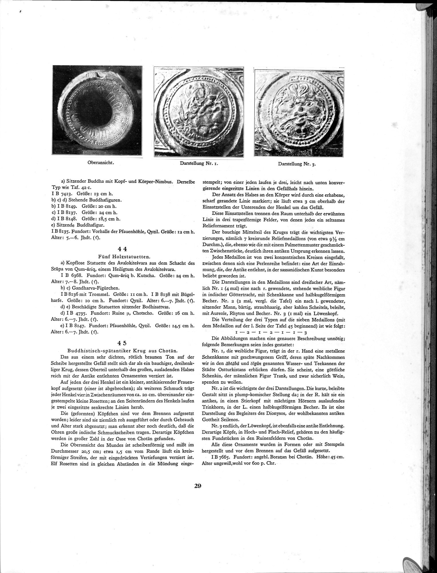 Die Buddhistische Spätantike in Mittelasien : vol.1 / Page 33 (Grayscale High Resolution Image)