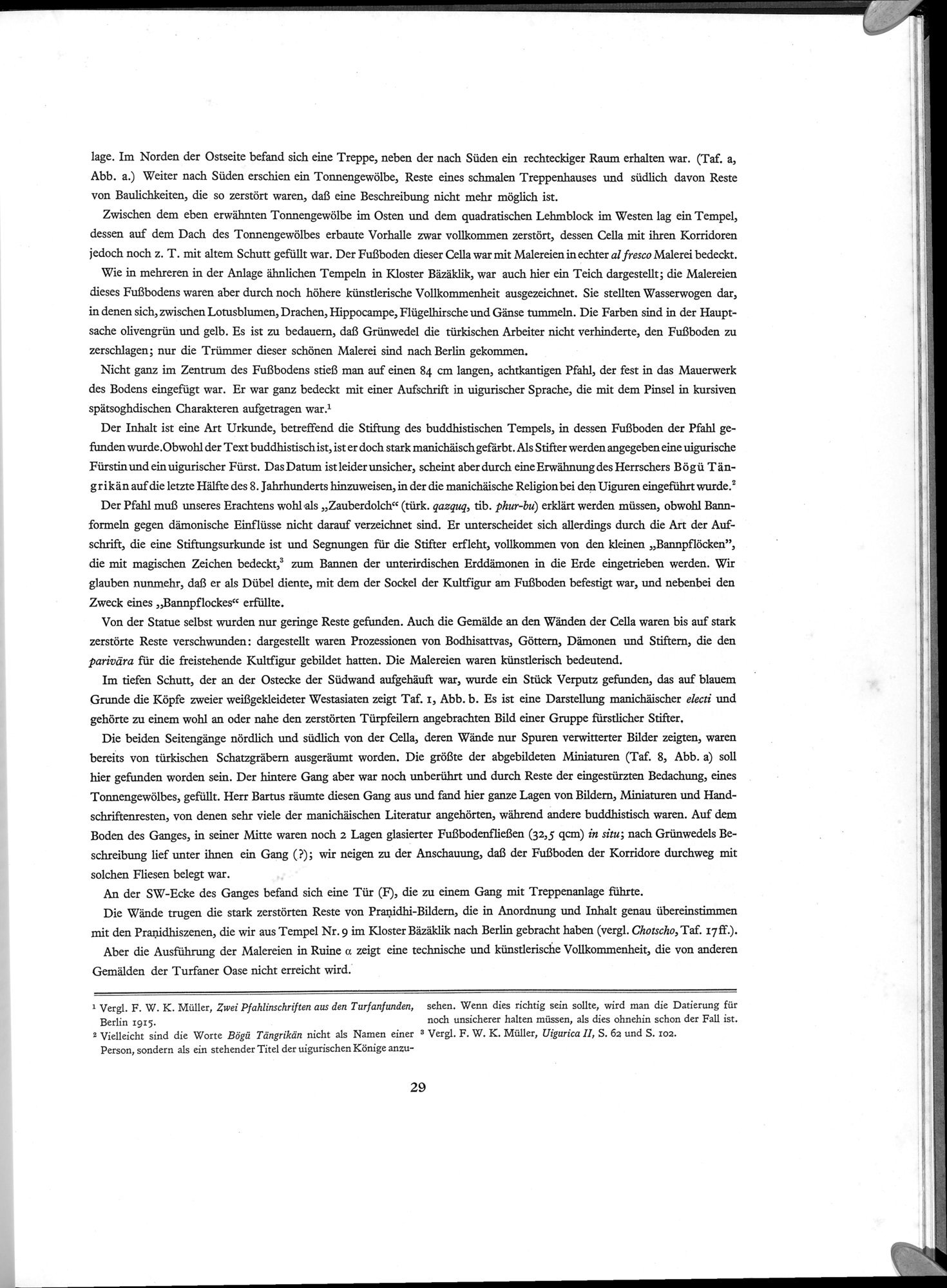 Die Buddhistische Spätantike in Mittelasien : vol.2 / 35 ページ（白黒高解像度画像）