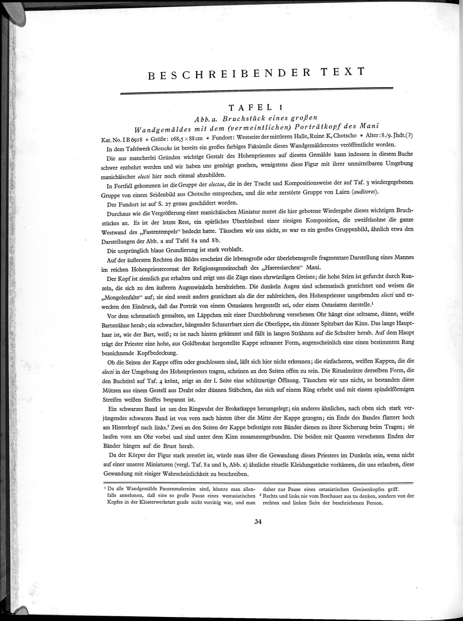 Die Buddhistische Spätantike in Mittelasien : vol.2 / Page 40 (Grayscale High Resolution Image)