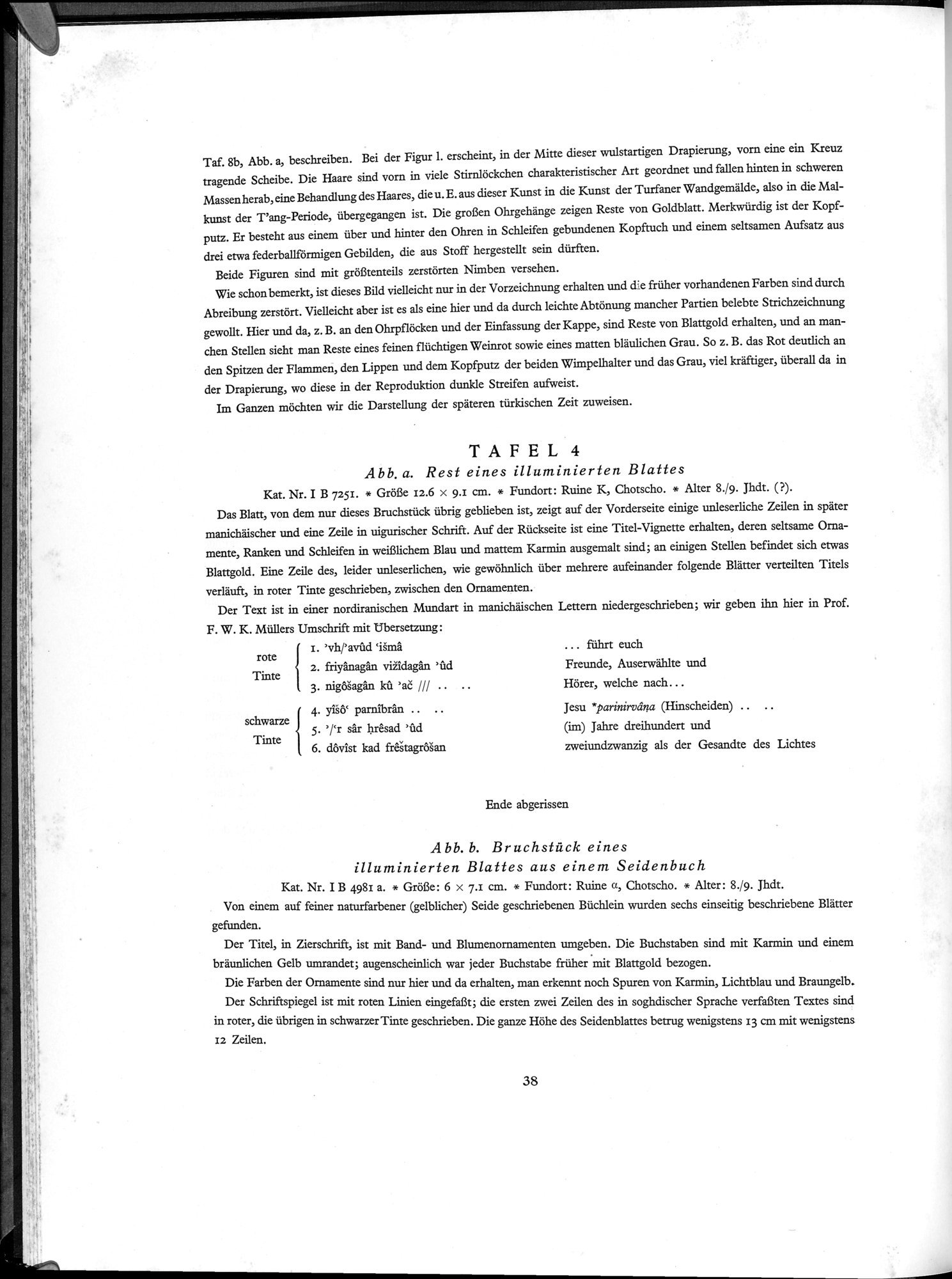 Die Buddhistische Spätantike in Mittelasien : vol.2 / 44 ページ（白黒高解像度画像）