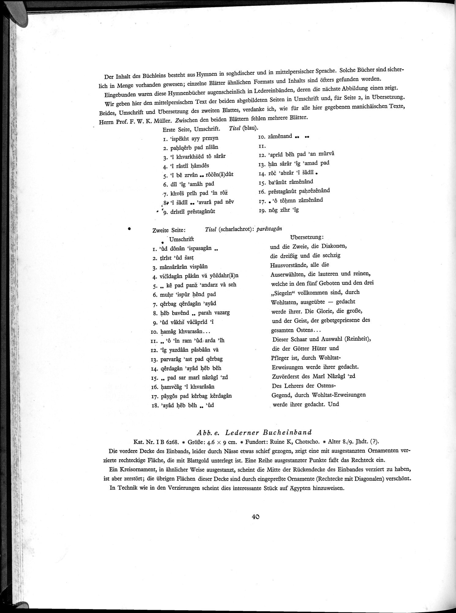 Die Buddhistische Spätantike in Mittelasien : vol.2 / 46 ページ（白黒高解像度画像）