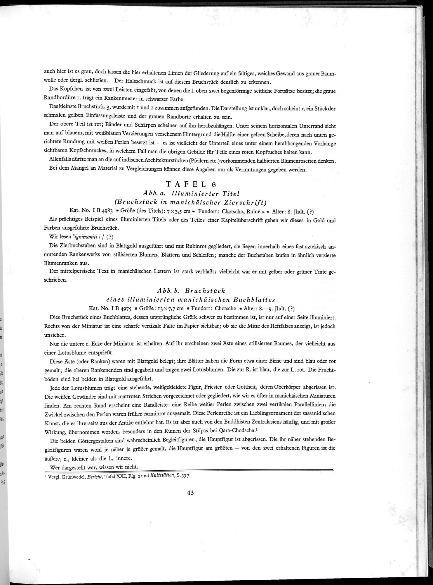 Die Buddhistische Spätantike in Mittelasien : vol.2 / 49 ページ（白黒高解像度画像）