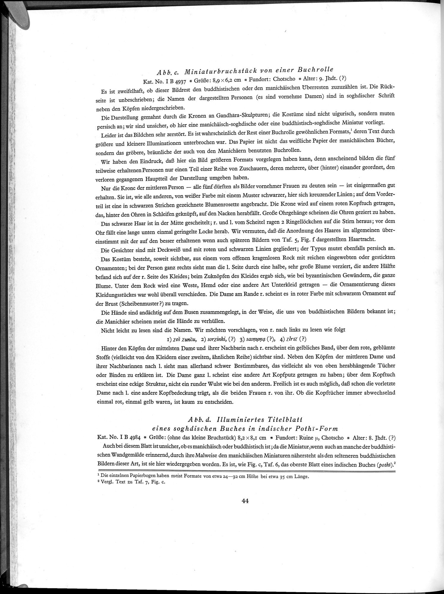 Die Buddhistische Spätantike in Mittelasien : vol.2 / 50 ページ（白黒高解像度画像）