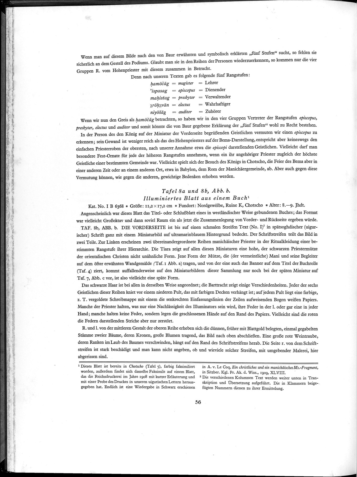 Die Buddhistische Spätantike in Mittelasien : vol.2 / 62 ページ（白黒高解像度画像）