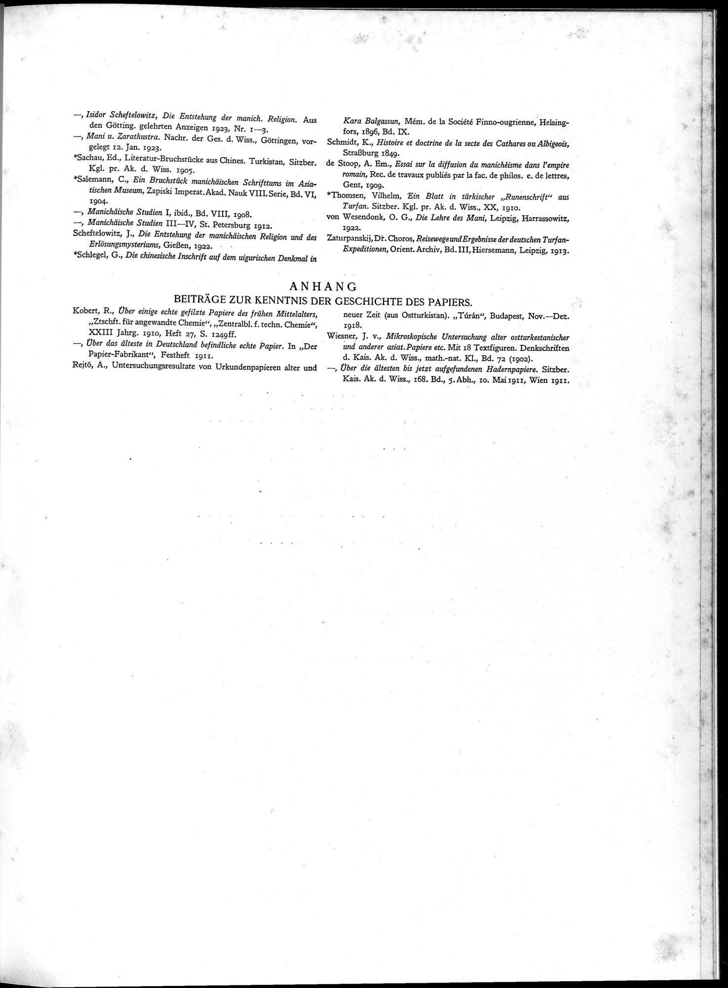 Die Buddhistische Spätantike in Mittelasien : vol.2 / 69 ページ（白黒高解像度画像）