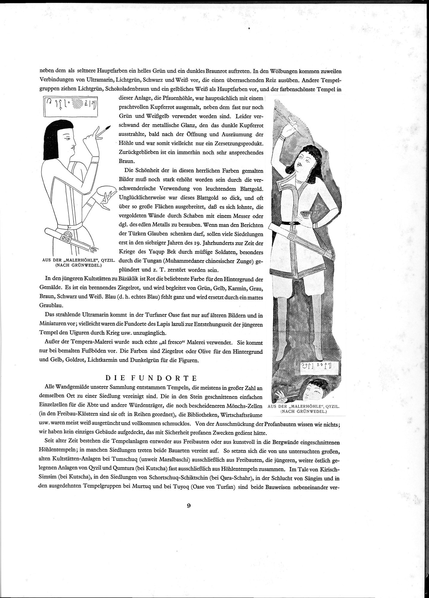 Die Buddhistische Spätantike in Mittelasien : vol.3 / 13 ページ（白黒高解像度画像）