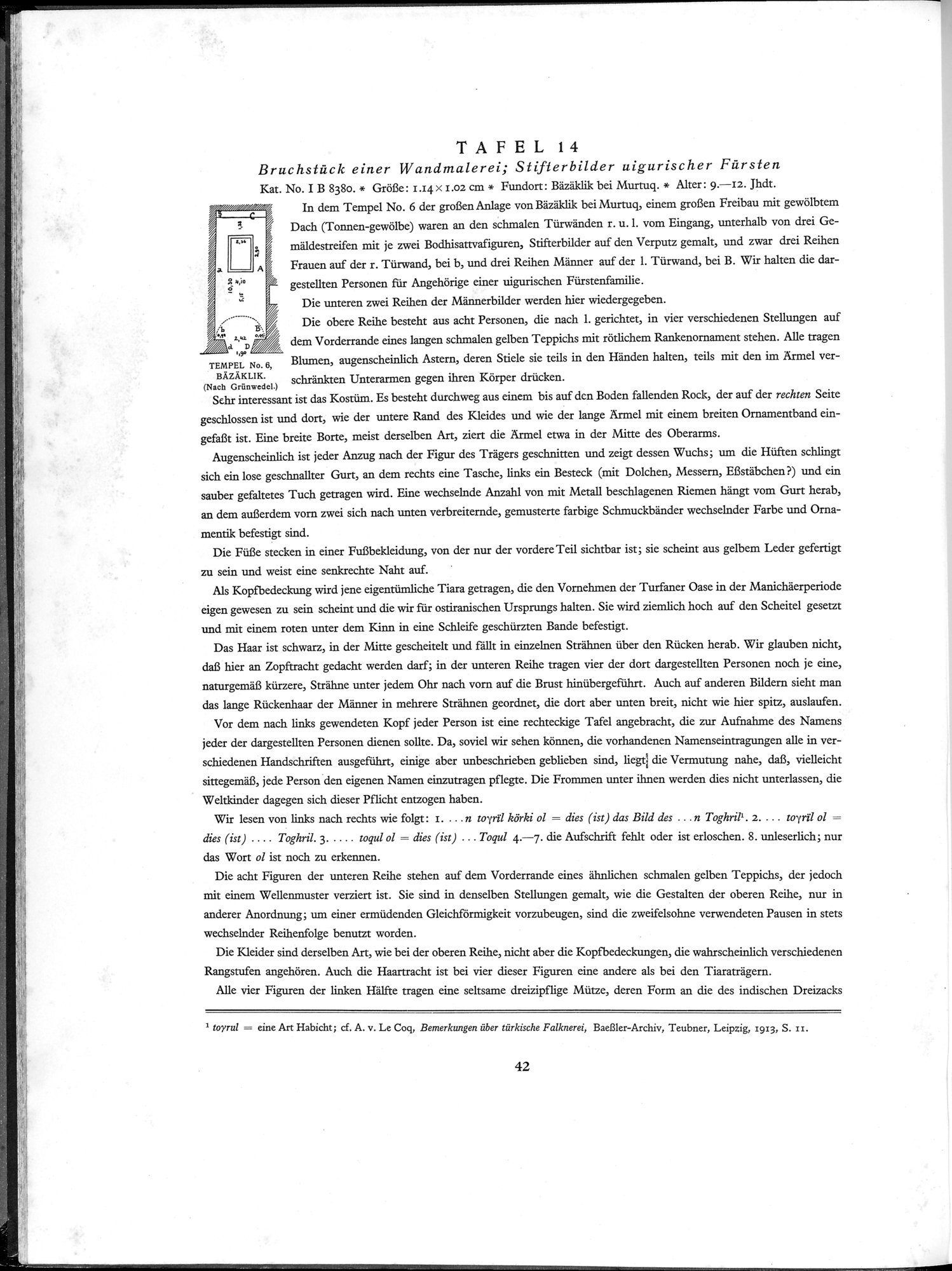 Die Buddhistische Spätantike in Mittelasien : vol.3 / Page 48 (Grayscale High Resolution Image)