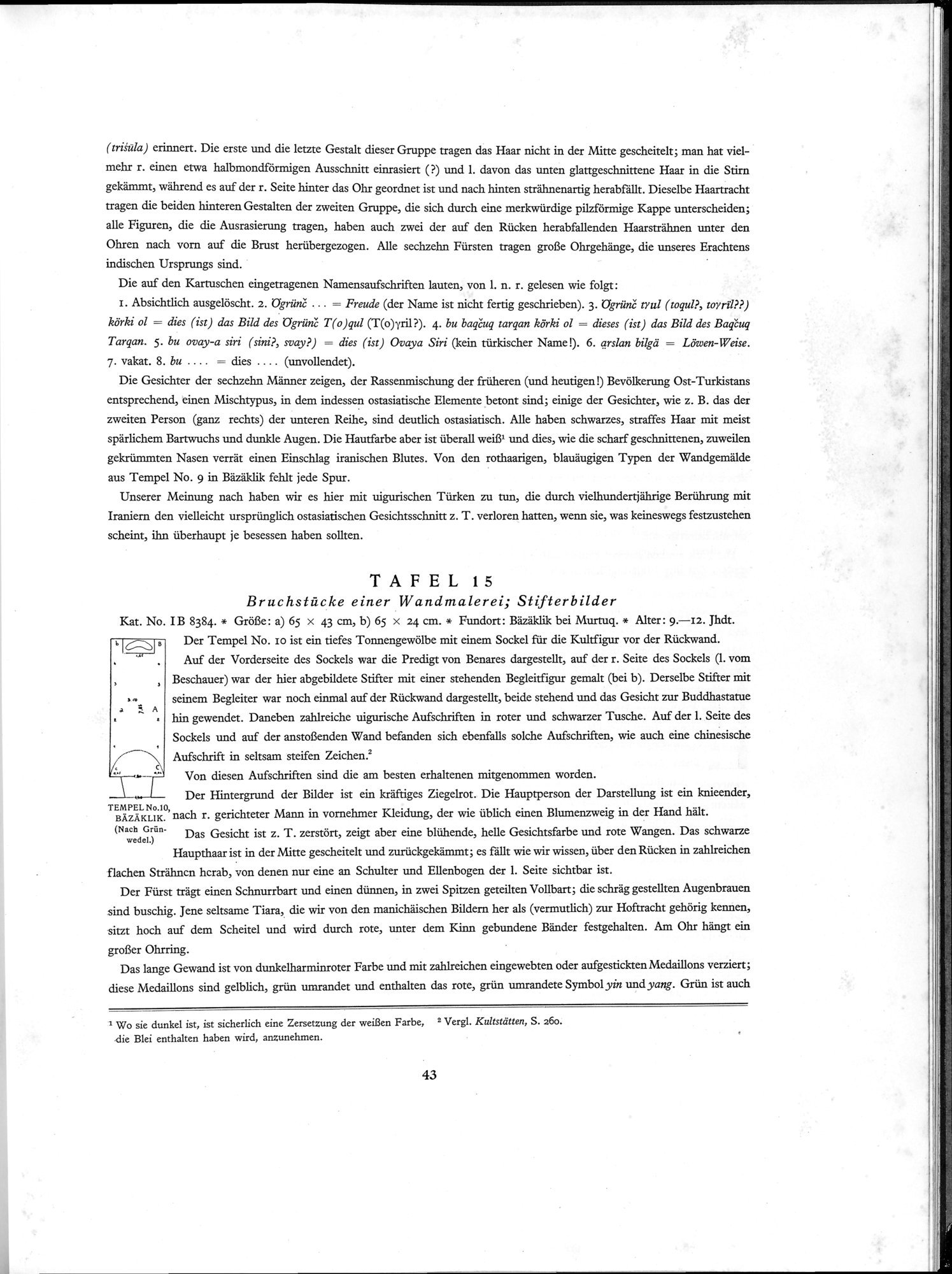Die Buddhistische Spätantike in Mittelasien : vol.3 / Page 49 (Grayscale High Resolution Image)