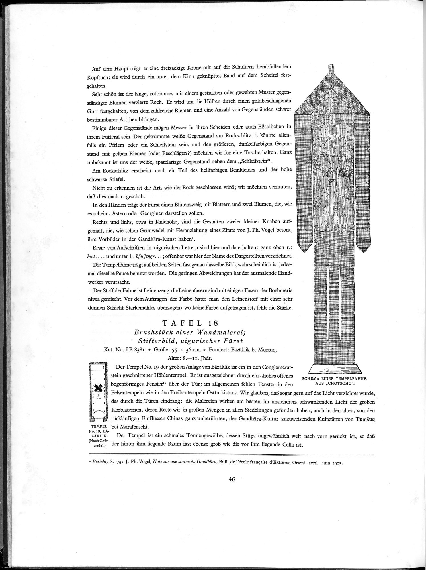Die Buddhistische Spätantike in Mittelasien : vol.3 / Page 52 (Grayscale High Resolution Image)