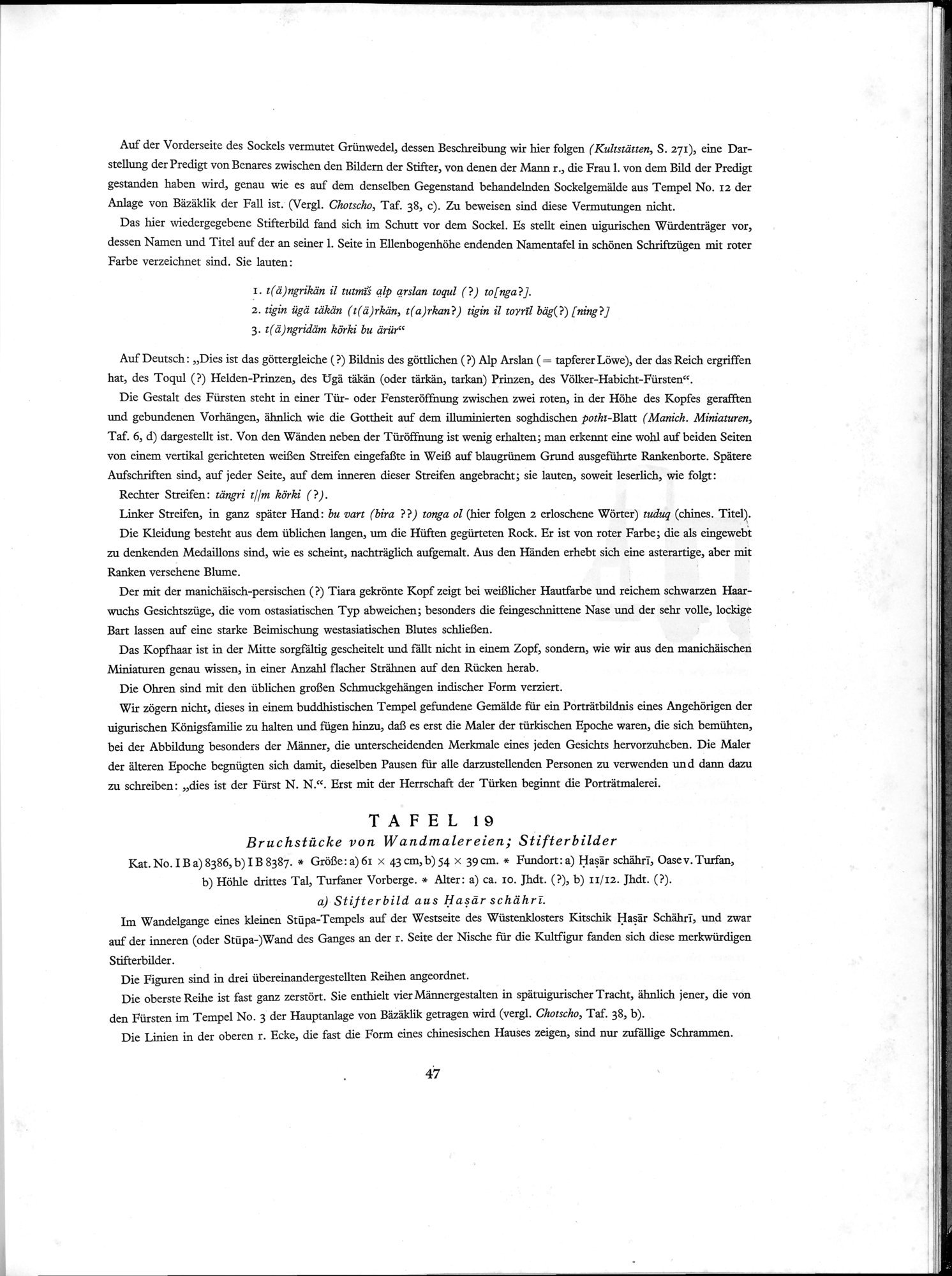 Die Buddhistische Spätantike in Mittelasien : vol.3 / Page 53 (Grayscale High Resolution Image)