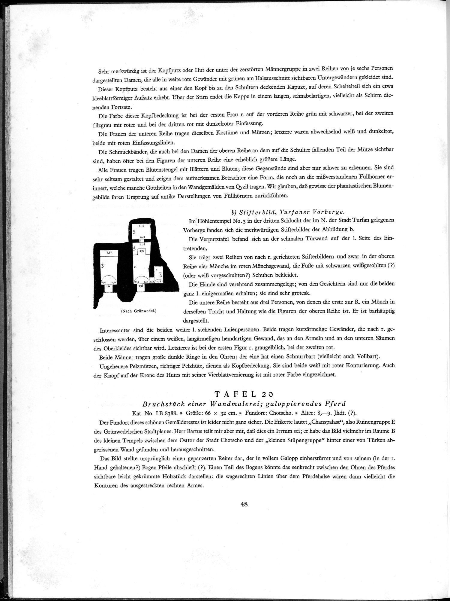 Die Buddhistische Spätantike in Mittelasien : vol.3 / Page 54 (Grayscale High Resolution Image)