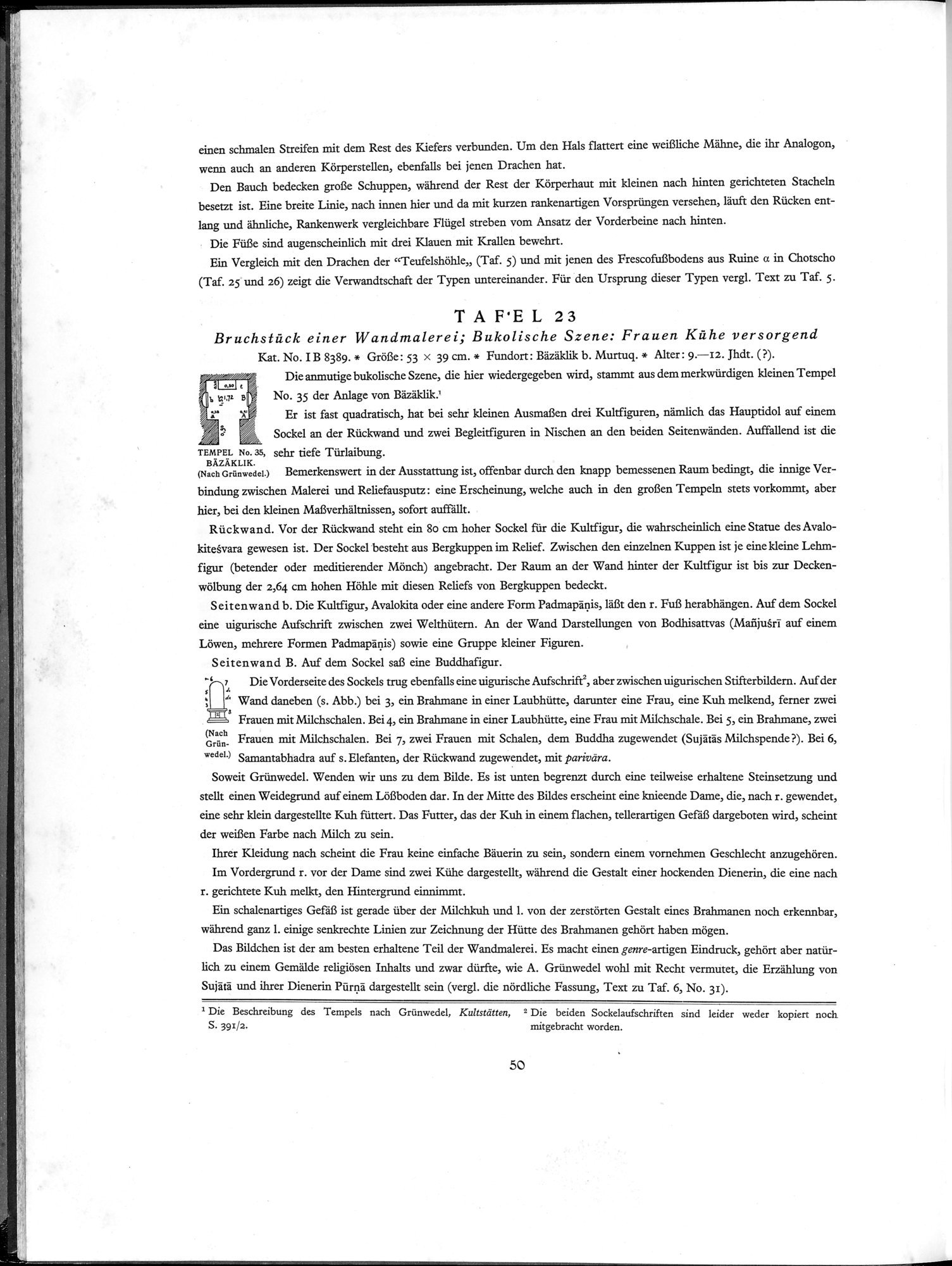 Die Buddhistische Spätantike in Mittelasien : vol.3 / Page 56 (Grayscale High Resolution Image)