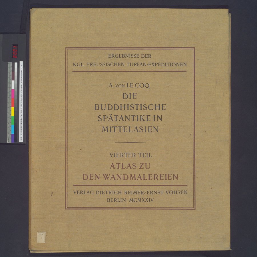 Die Buddhistische Spätantike in Mittelasien : vol.4 / 1 ページ（カラー画像）