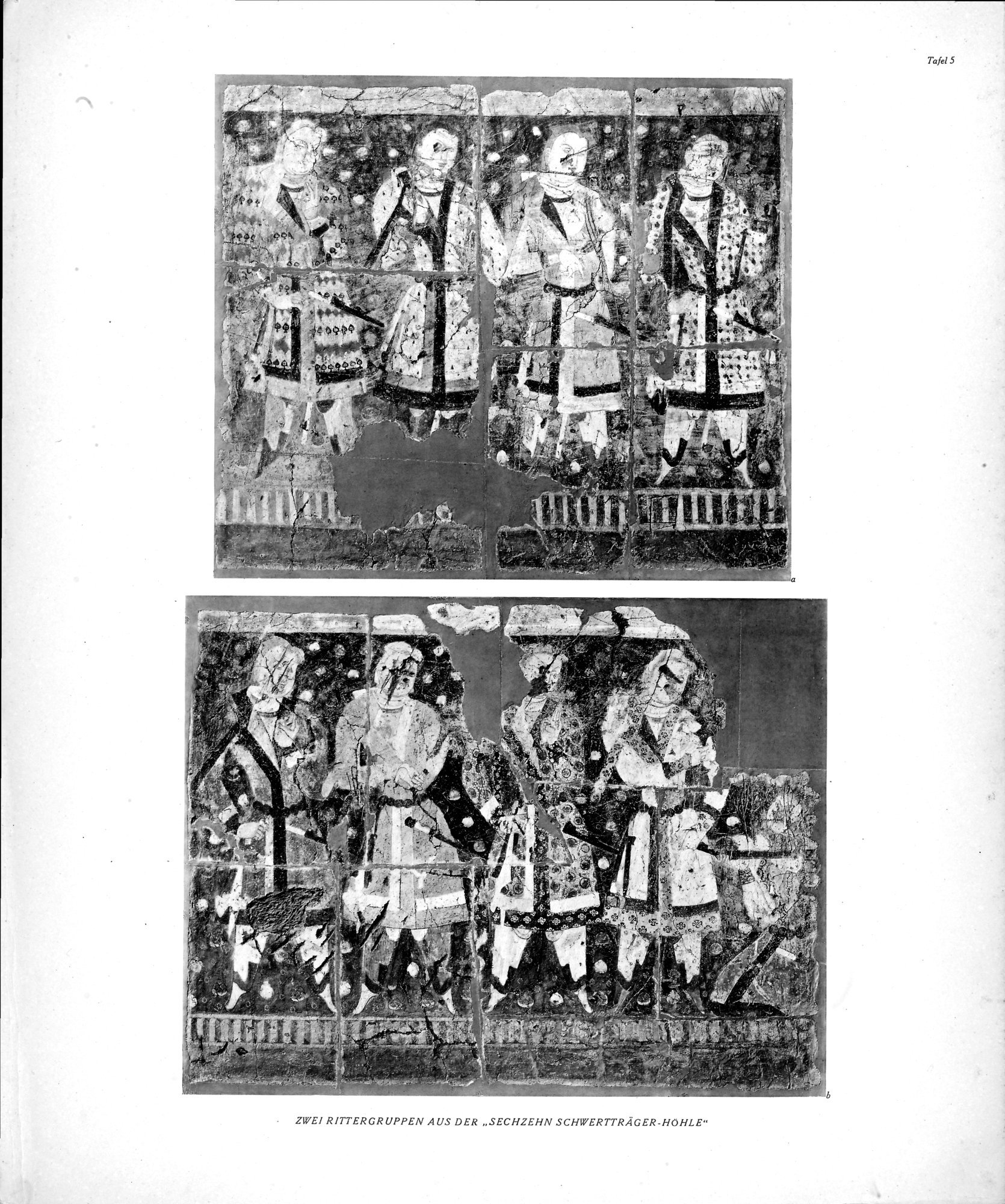 Die Buddhistische Spätantike in Mittelasien : vol.4 / 10 ページ（白黒高解像度画像）
