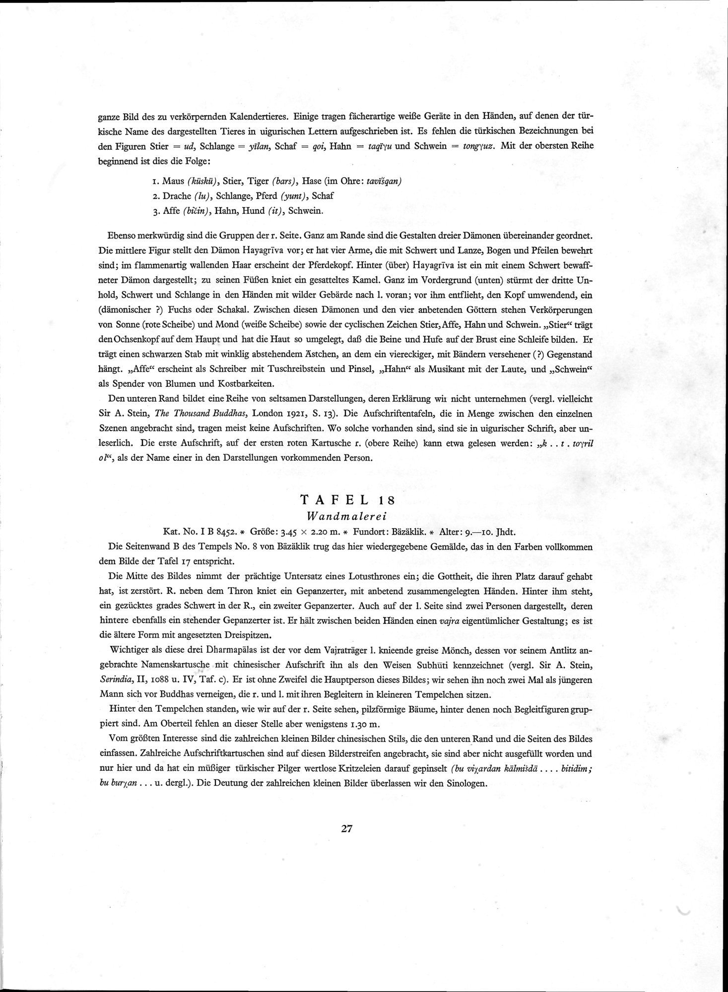Die Buddhistische Spätantike in Mittelasien : vol.4 / Page 61 (Grayscale High Resolution Image)