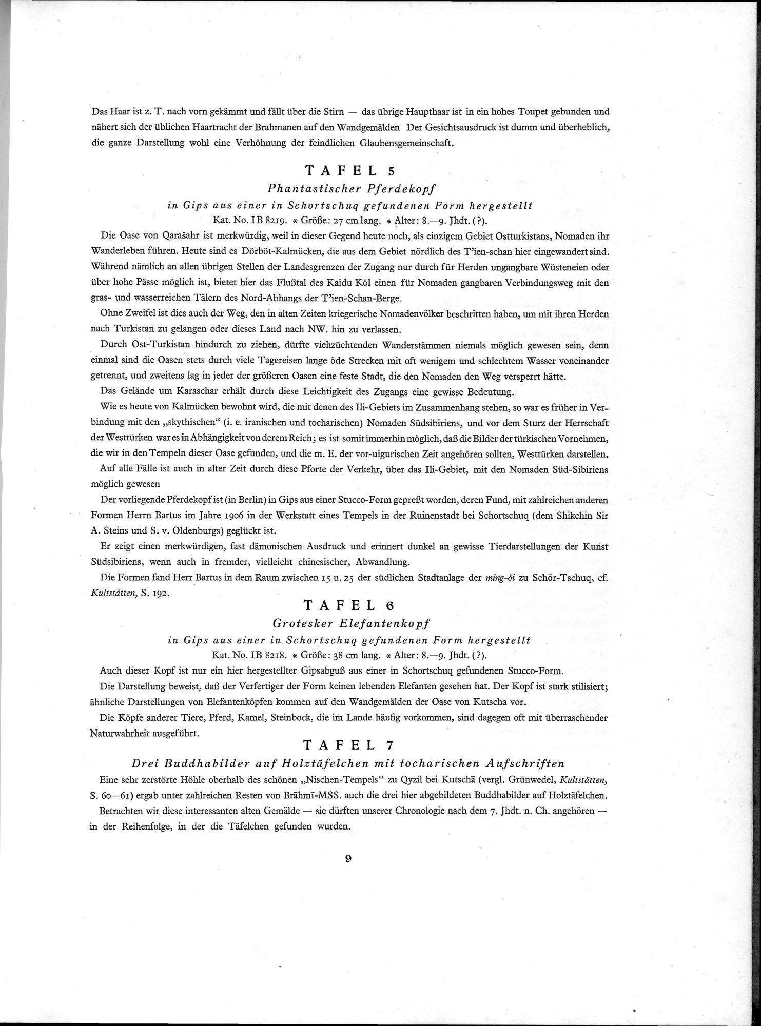 Die Buddhistische Spätantike in Mittelasien : vol.5 / 13 ページ（白黒高解像度画像）