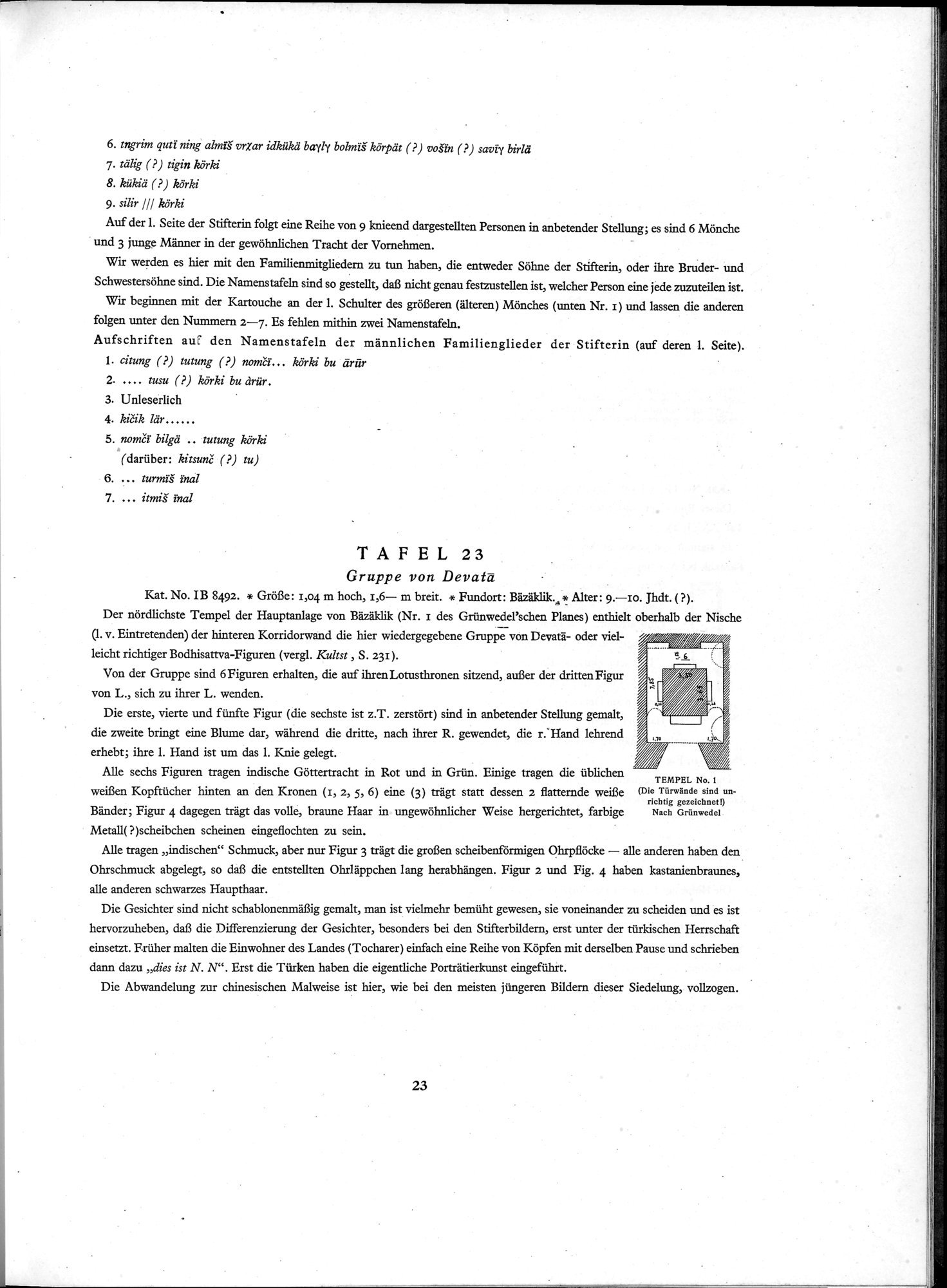 Die Buddhistische Spätantike in Mittelasien : vol.5 / Page 29 (Grayscale High Resolution Image)