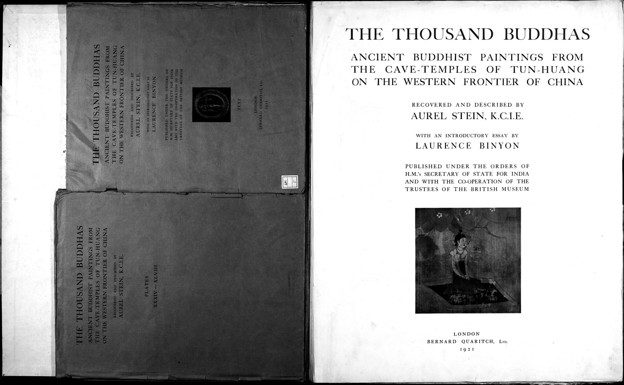 The Thousand Buddhas : vol.1 / 2 ページ（白黒高解像度画像）