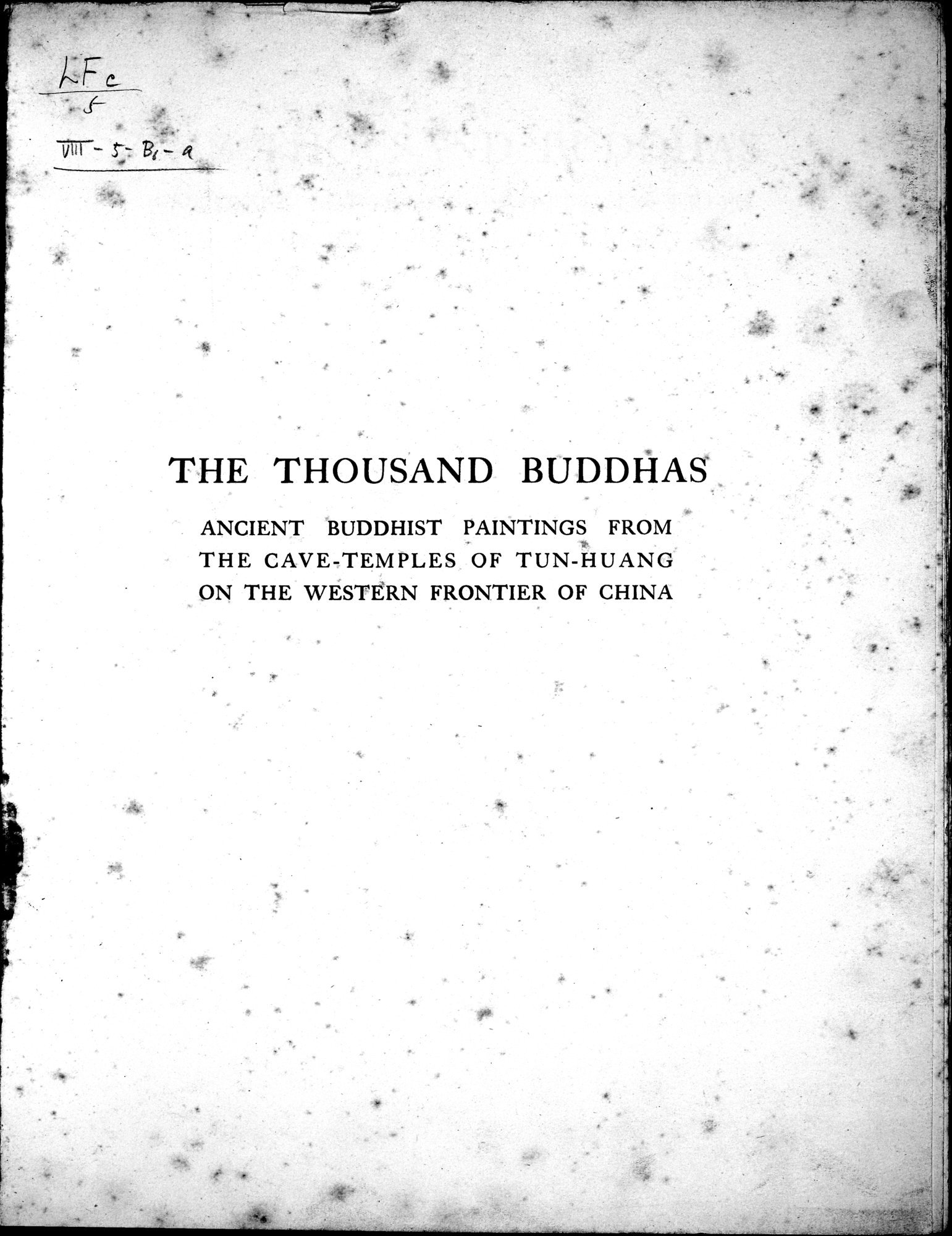 The Thousand Buddhas : vol.1 / 5 ページ（白黒高解像度画像）