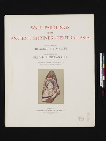 Wall Paintings from Ancient Shrines in Central Asia : vol.2 : Page 3