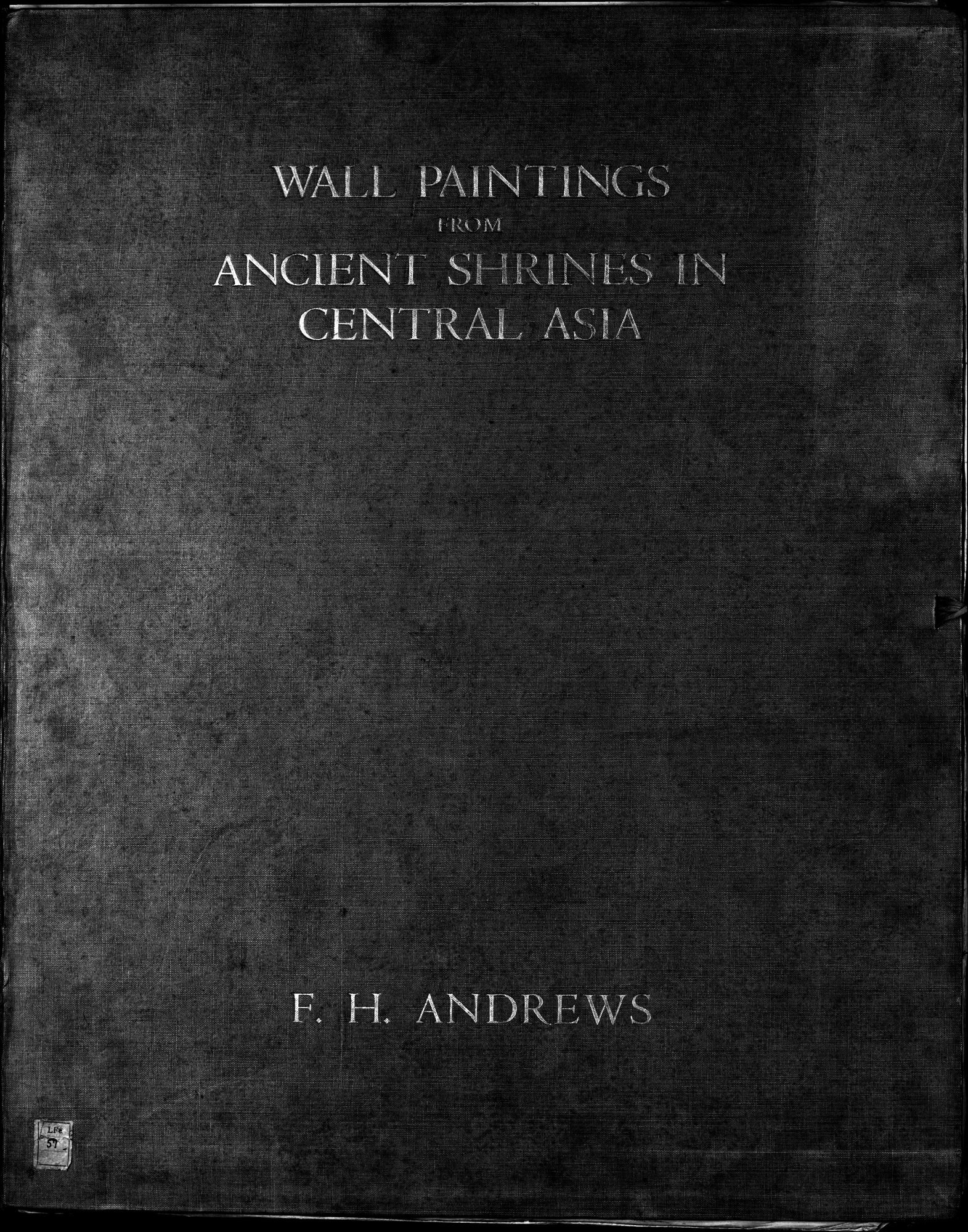 Wall Paintings from Ancient Shrines in Central Asia : vol.2 / Page 1 (Grayscale High Resolution Image)