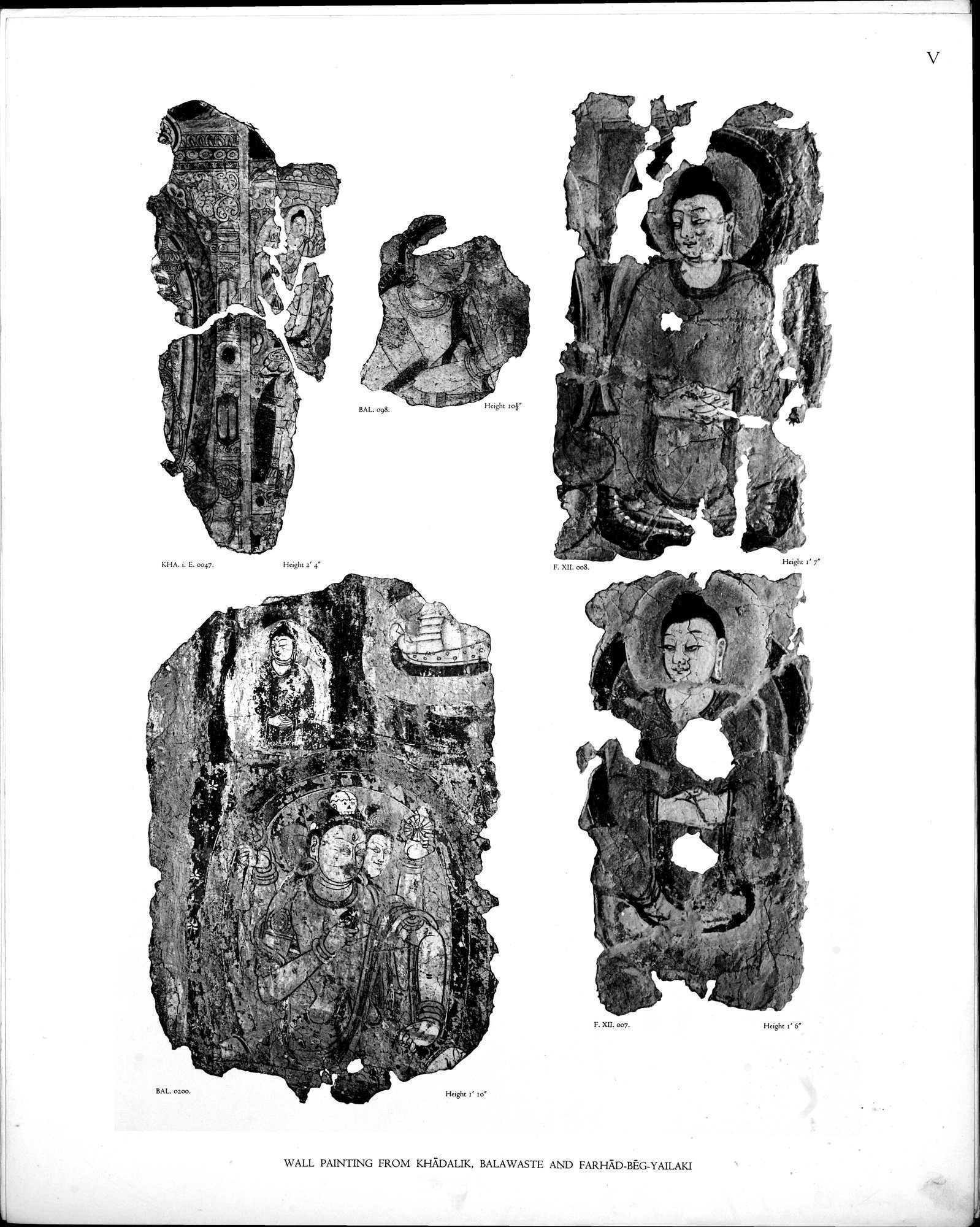Wall Paintings from Ancient Shrines in Central Asia : vol.2 / 8 ページ（白黒高解像度画像）