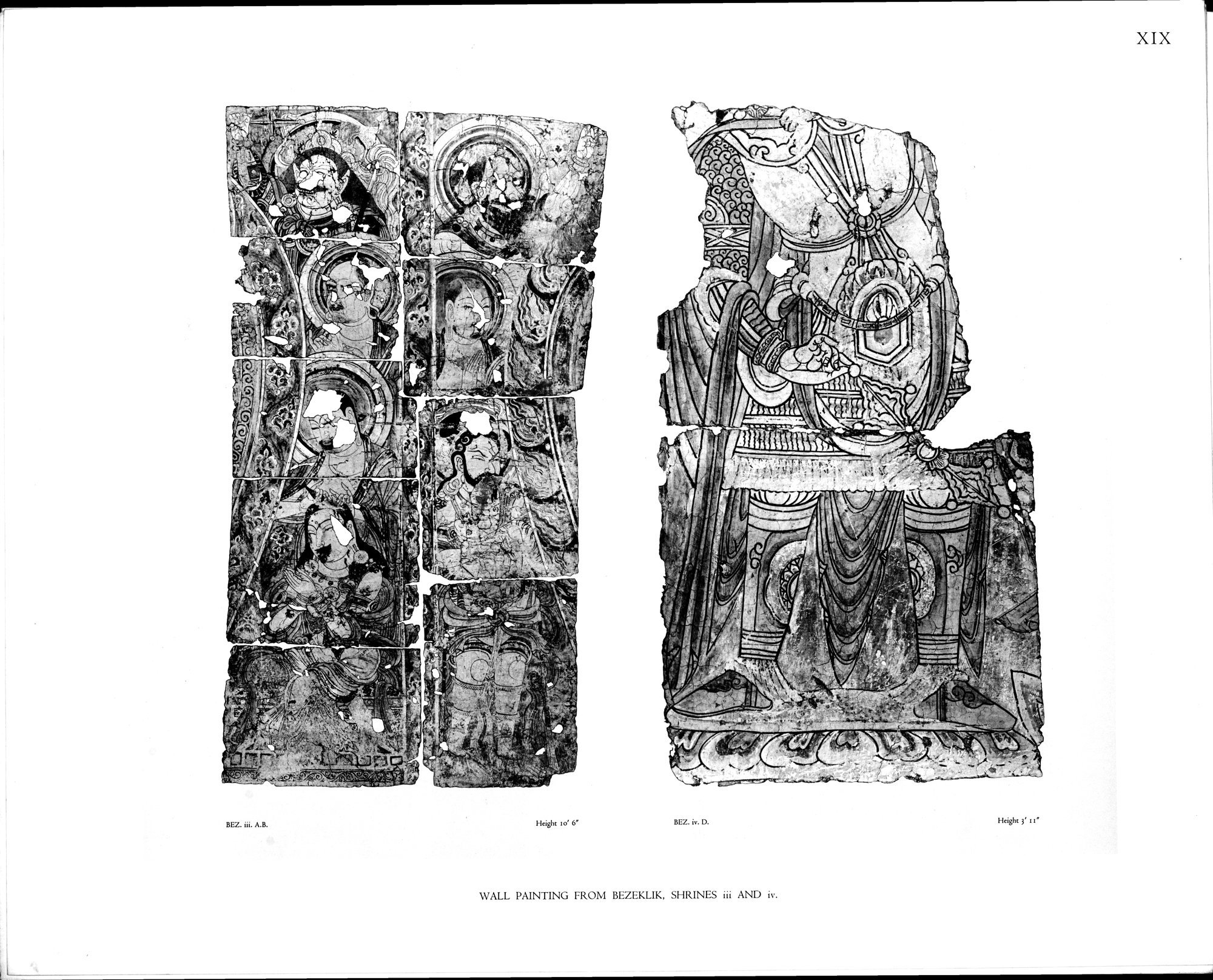 Wall Paintings from Ancient Shrines in Central Asia : vol.2 / Page 22 (Grayscale High Resolution Image)