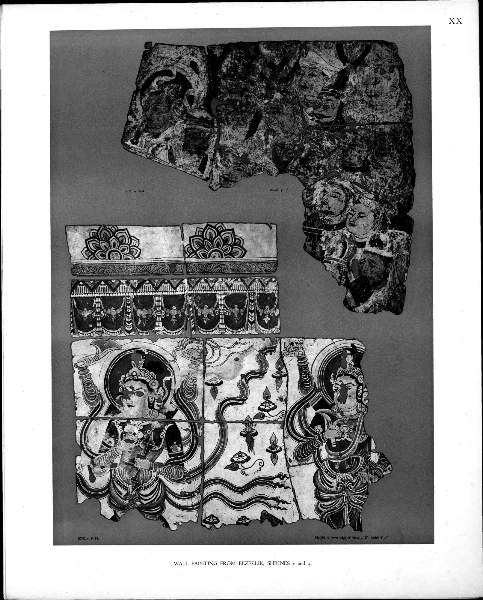 Wall Paintings from Ancient Shrines in Central Asia : vol.2 / Page 23 (Grayscale High Resolution Image)