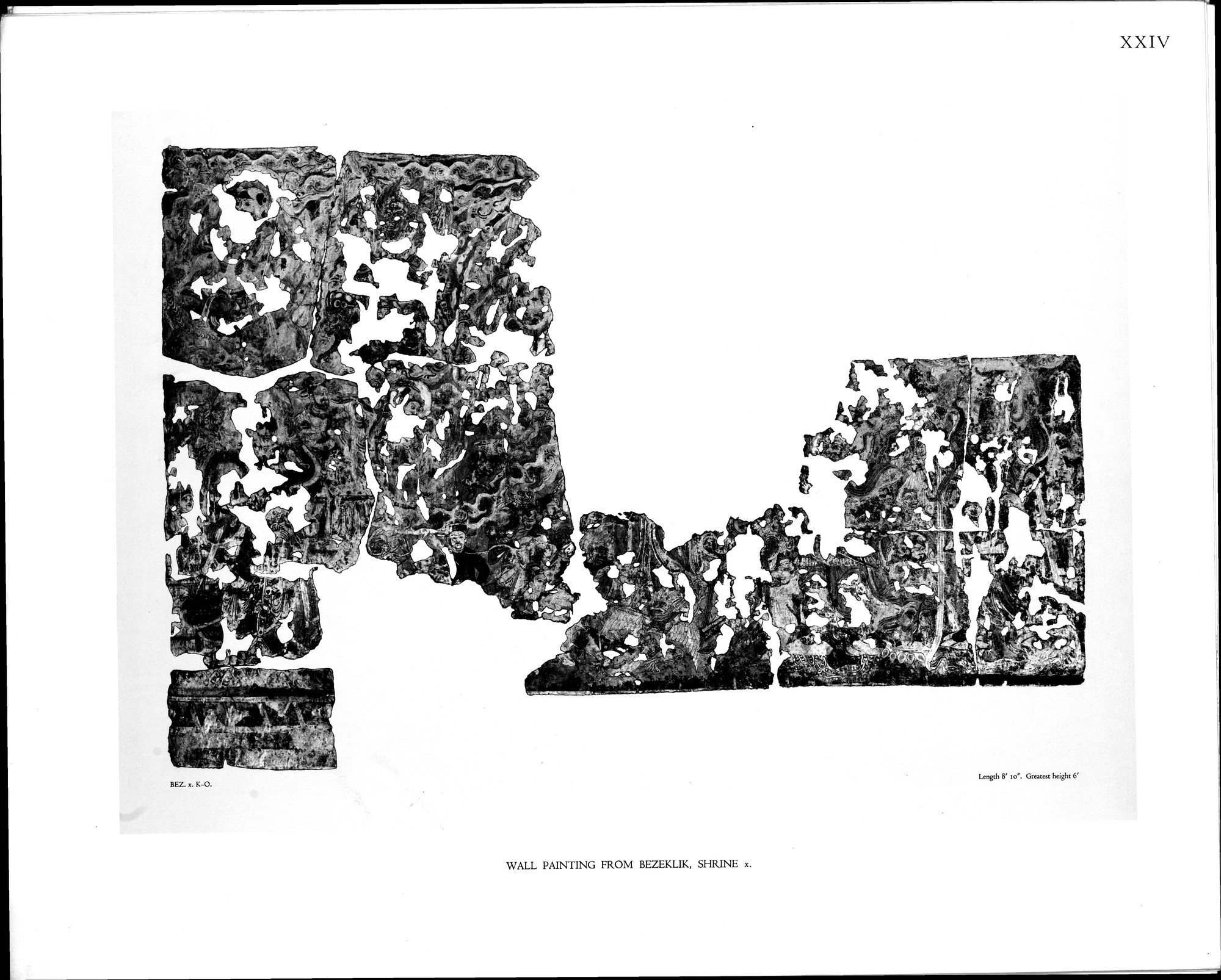 Wall Paintings from Ancient Shrines in Central Asia : vol.2 / Page 27 (Grayscale High Resolution Image)