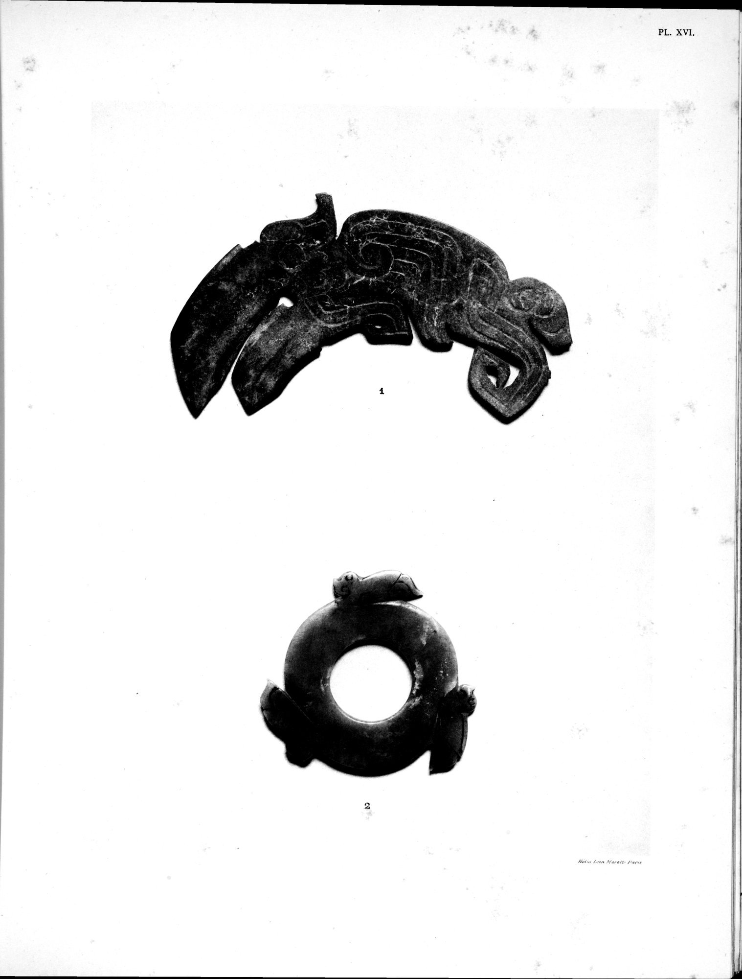 Jades Archaïques de Chine : vol.1 / 109 ページ（白黒高解像度画像）