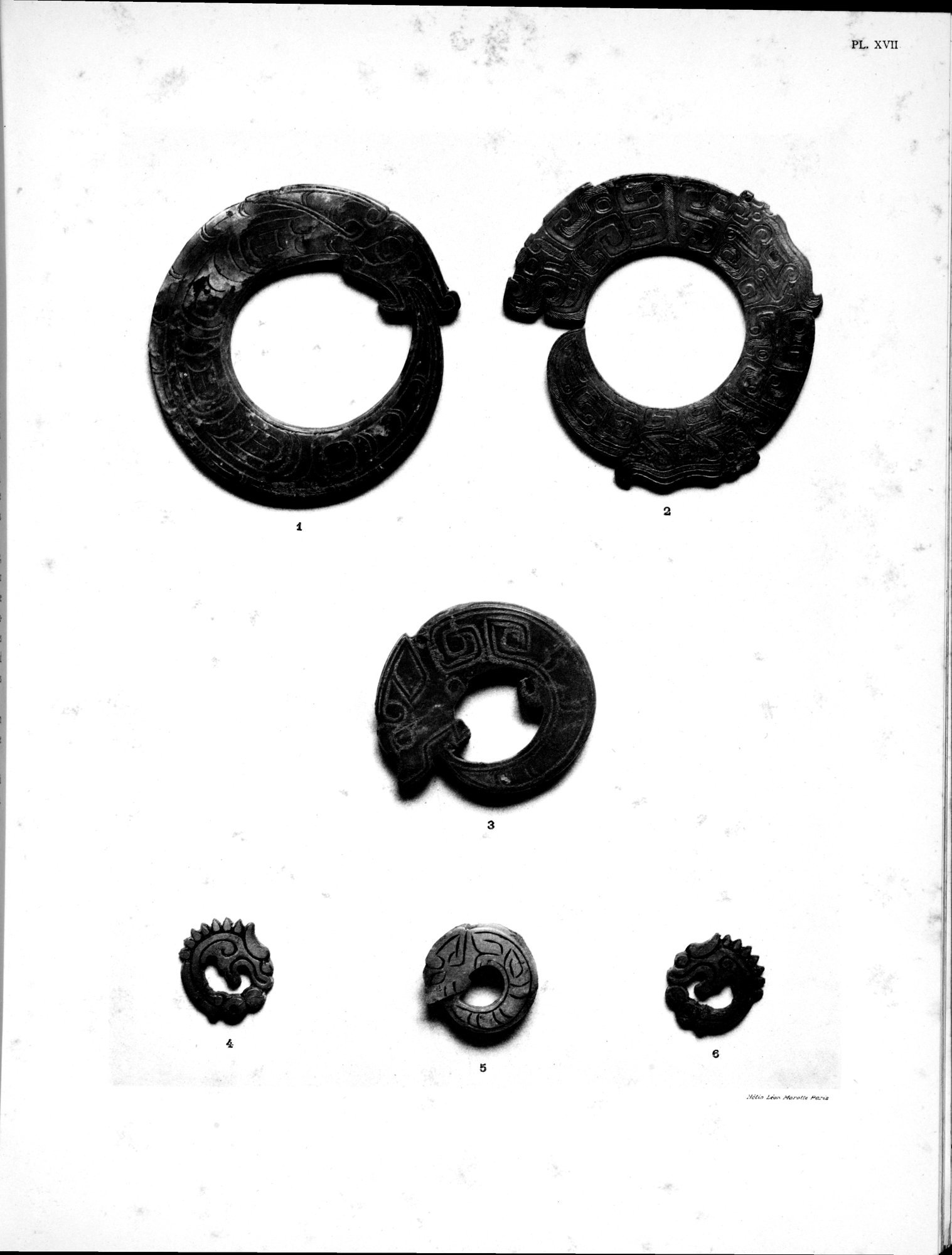 Jades Archaïques de Chine : vol.1 / 113 ページ（白黒高解像度画像）