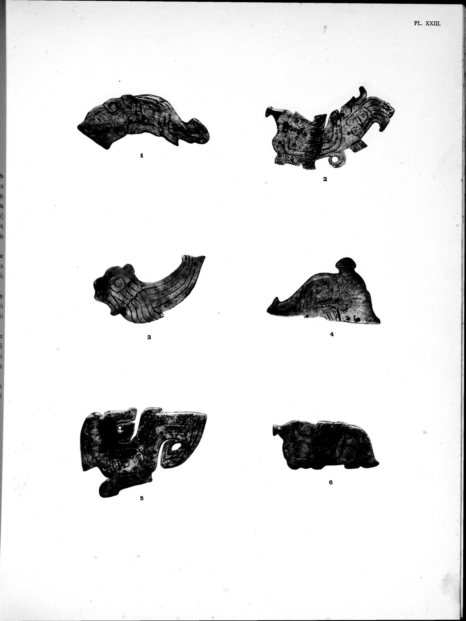 Jades Archaïques de Chine : vol.1 / 137 ページ（白黒高解像度画像）