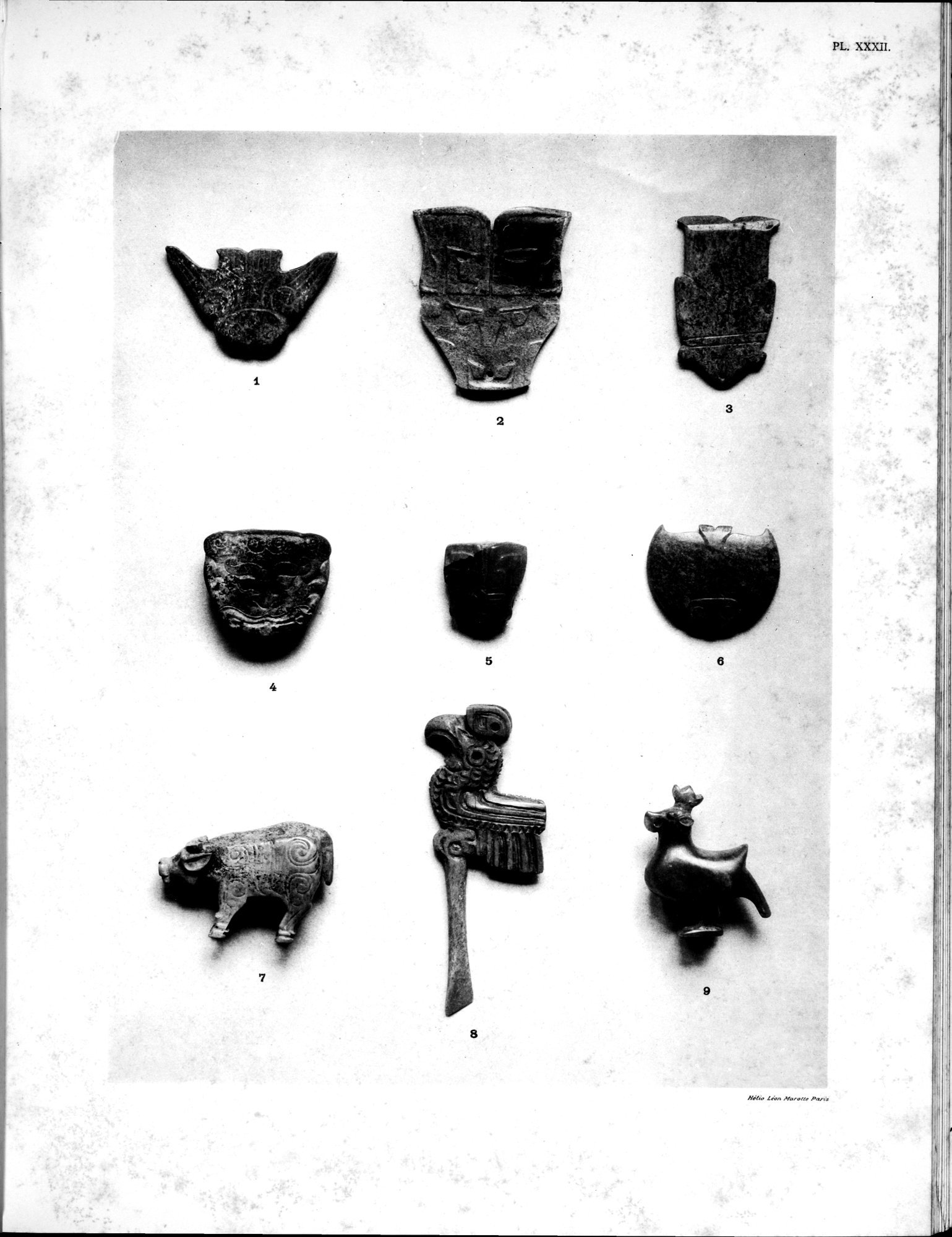 Jades Archaïques de Chine : vol.1 / 173 ページ（白黒高解像度画像）