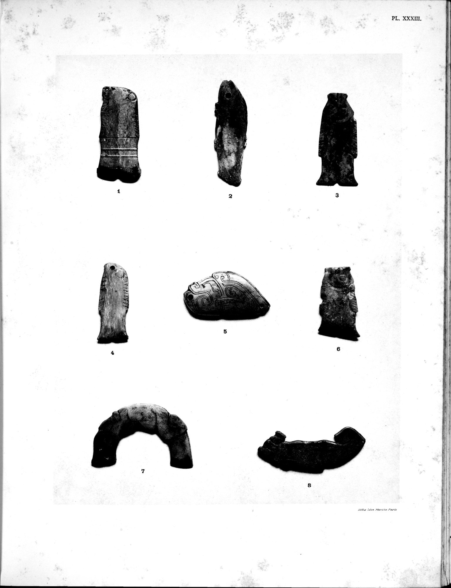 Jades Archaïques de Chine : vol.1 / 177 ページ（白黒高解像度画像）