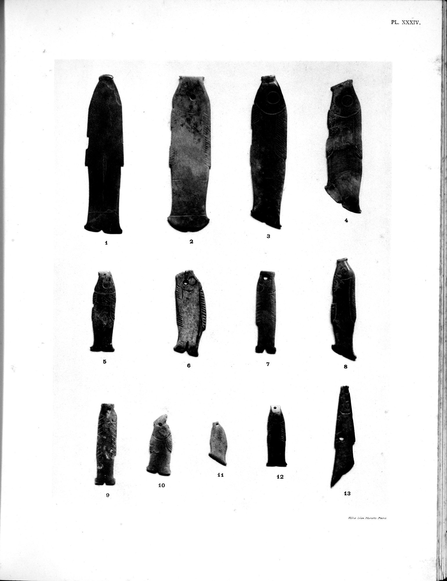 Jades Archaïques de Chine : vol.1 / 181 ページ（白黒高解像度画像）