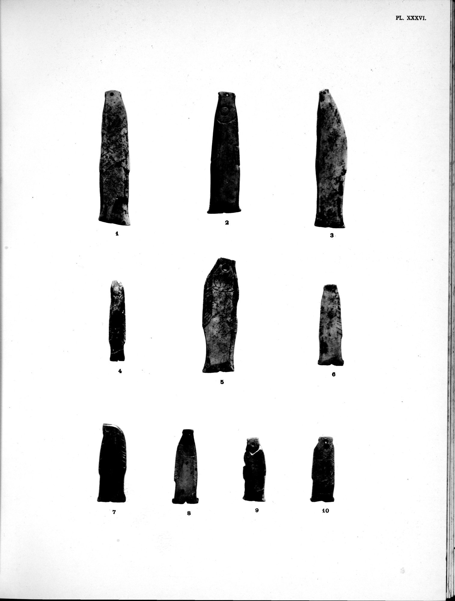 Jades Archaïques de Chine : vol.1 / 189 ページ（白黒高解像度画像）
