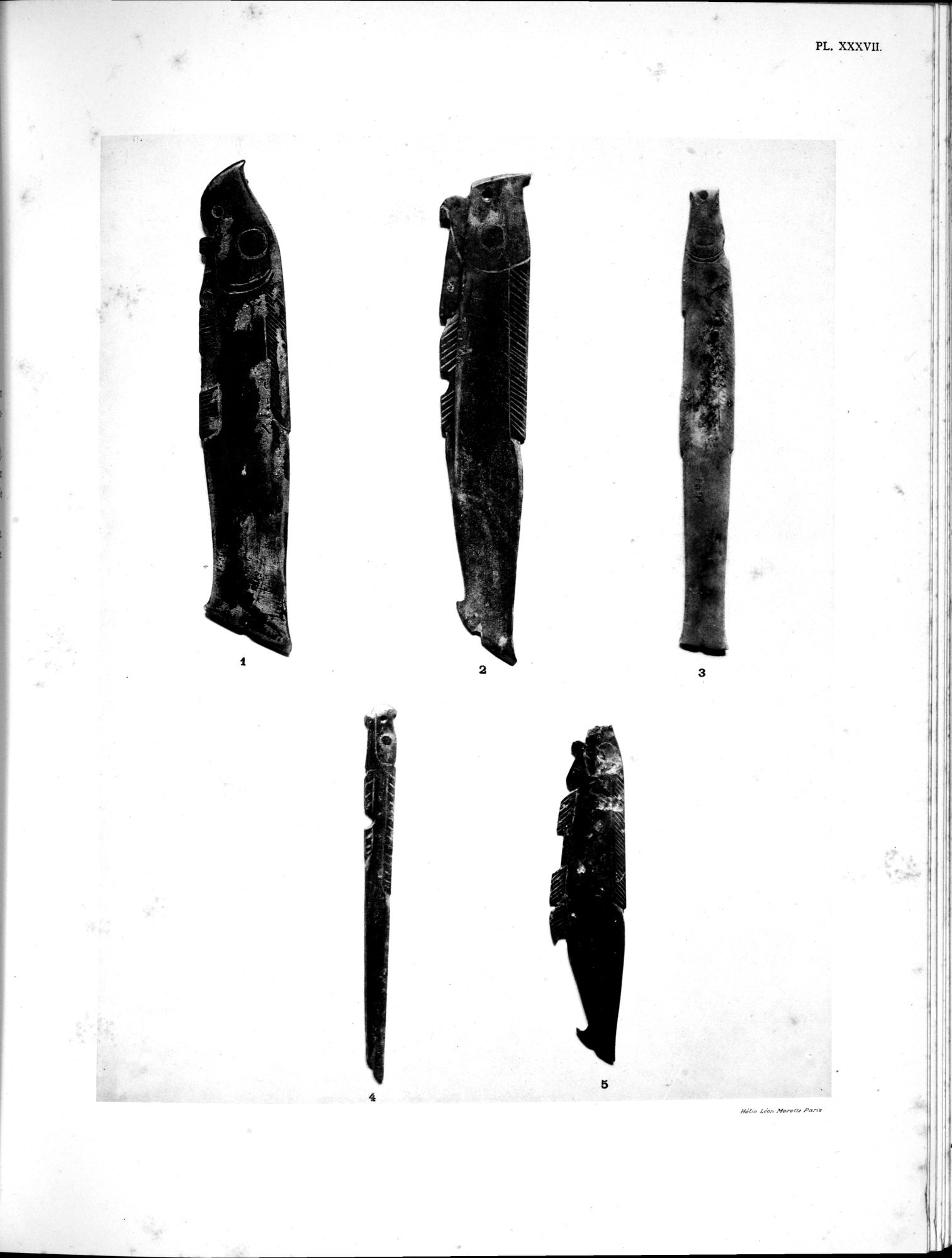 Jades Archaïques de Chine : vol.1 / 193 ページ（白黒高解像度画像）