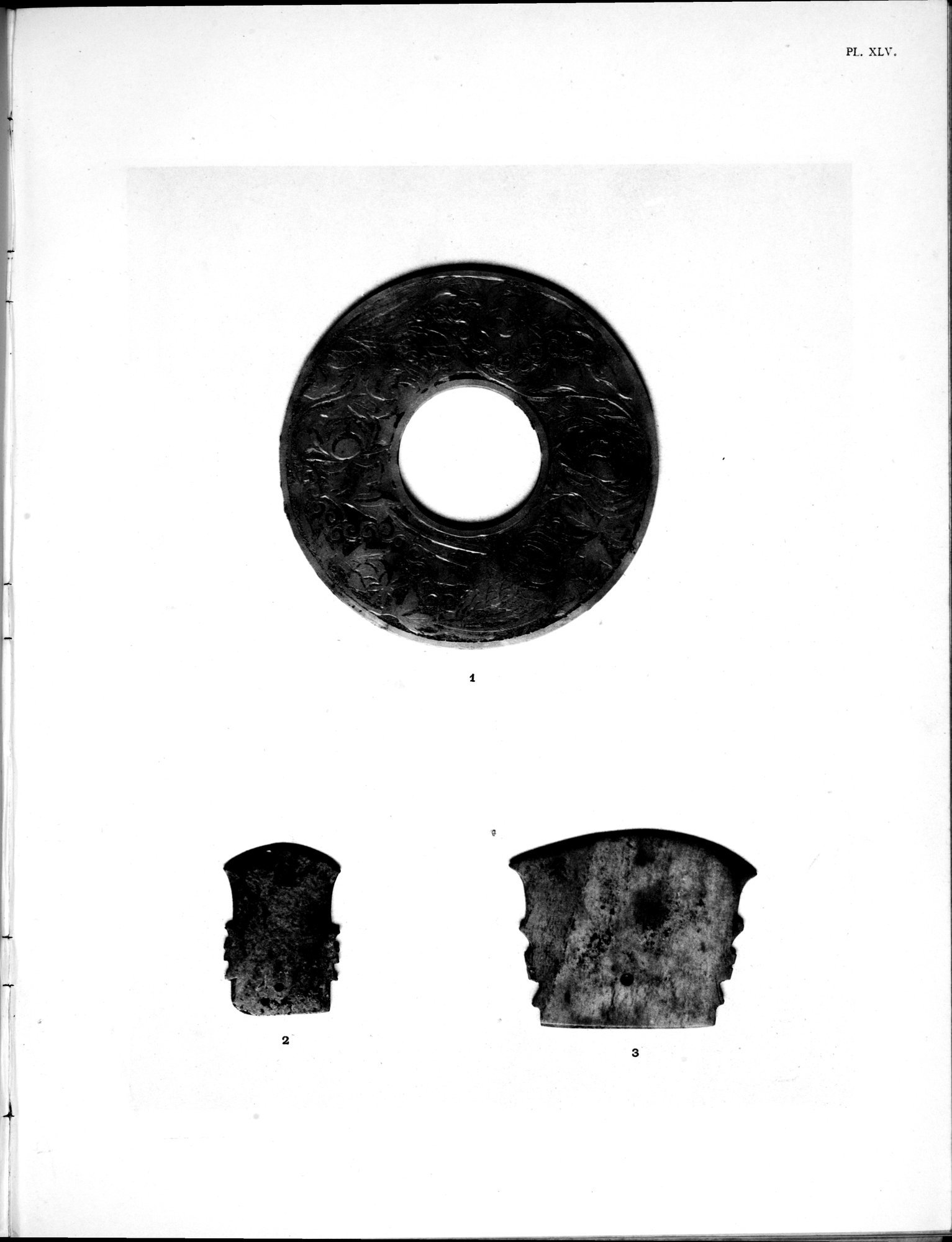 Jades Archaïques de Chine : vol.1 / 225 ページ（白黒高解像度画像）
