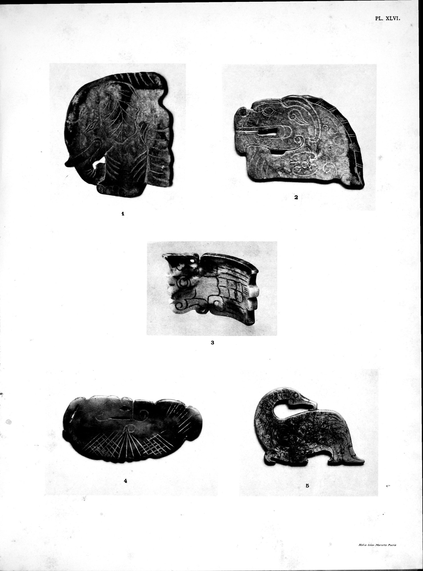 Jades Archaïques de Chine : vol.1 / 229 ページ（白黒高解像度画像）