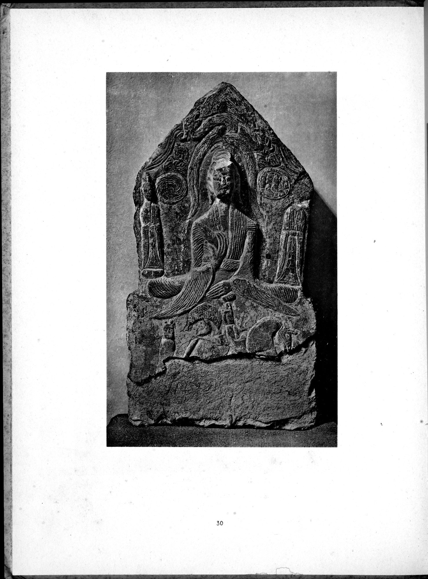 Die Chinesische Steinplastik : vol.1 / Page 34 (Grayscale High Resolution Image)
