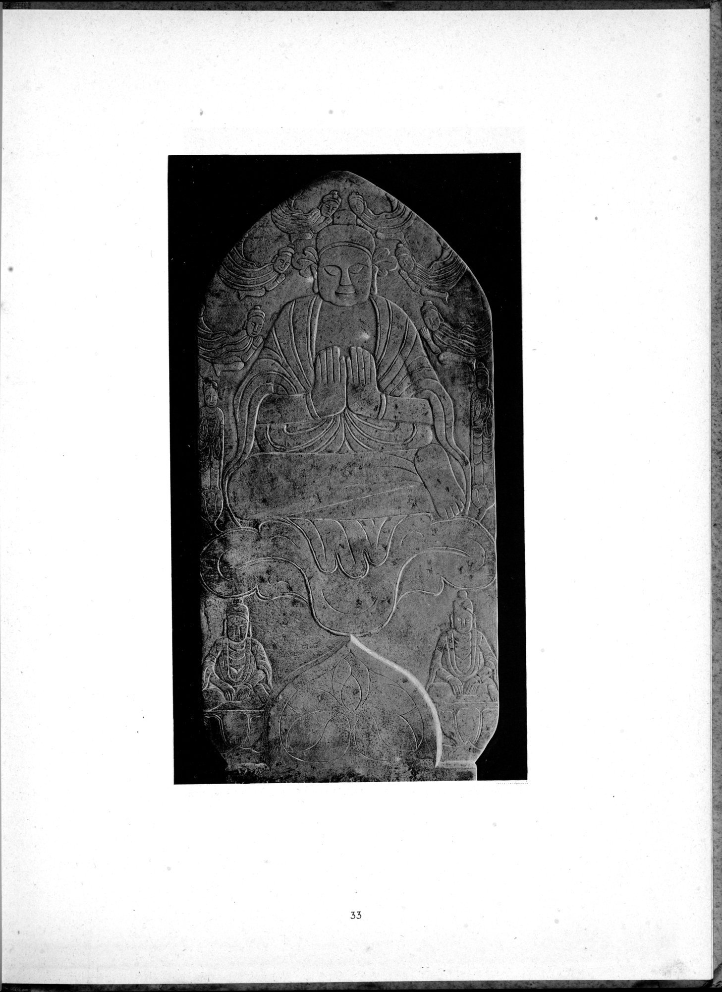 Die Chinesische Steinplastik : vol.1 / 37 ページ（白黒高解像度画像）