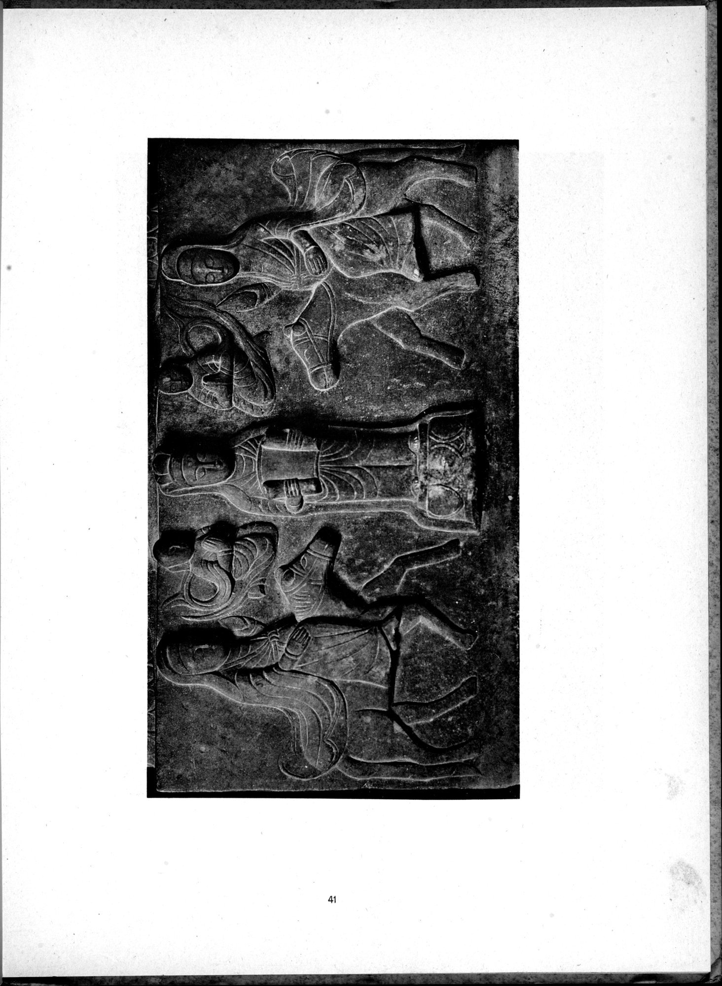 Die Chinesische Steinplastik : vol.1 / 45 ページ（白黒高解像度画像）