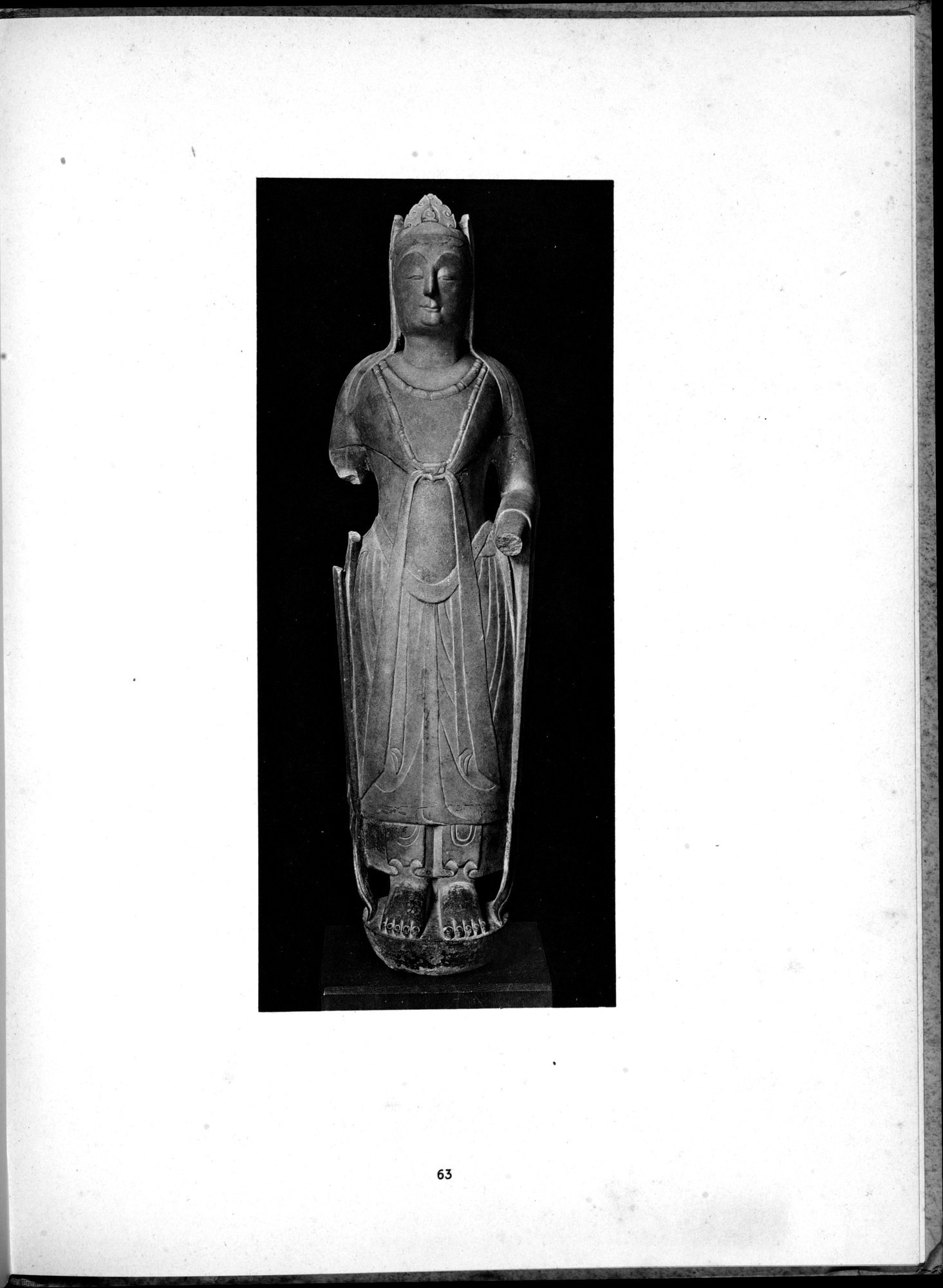 Die Chinesische Steinplastik : vol.1 / 67 ページ（白黒高解像度画像）