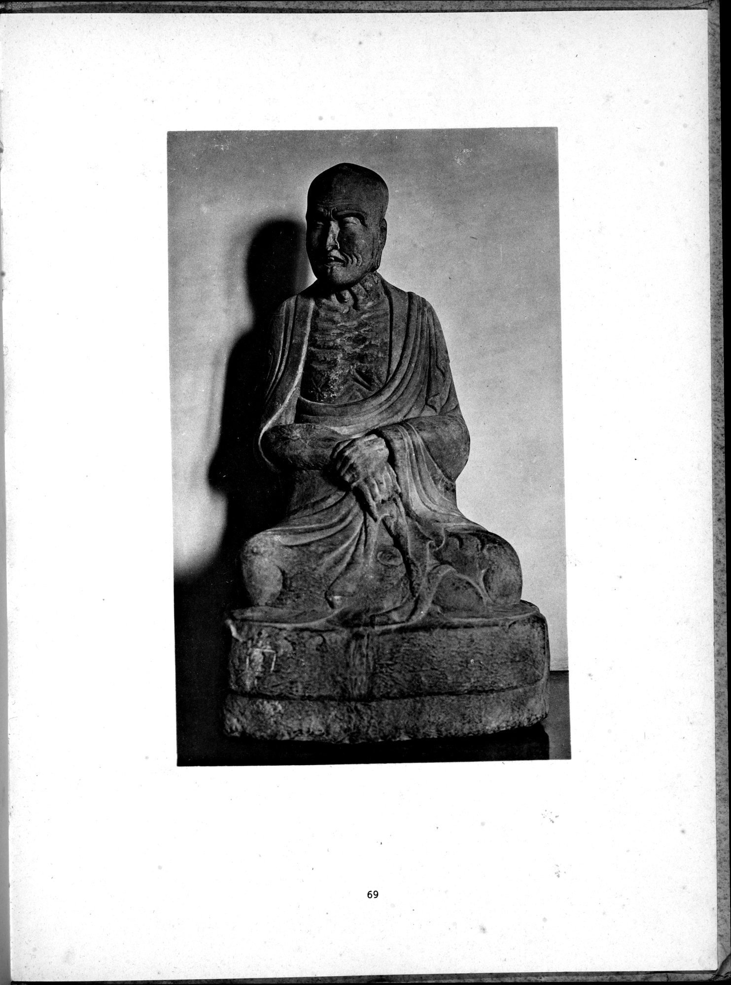 Die Chinesische Steinplastik : vol.1 / 73 ページ（白黒高解像度画像）