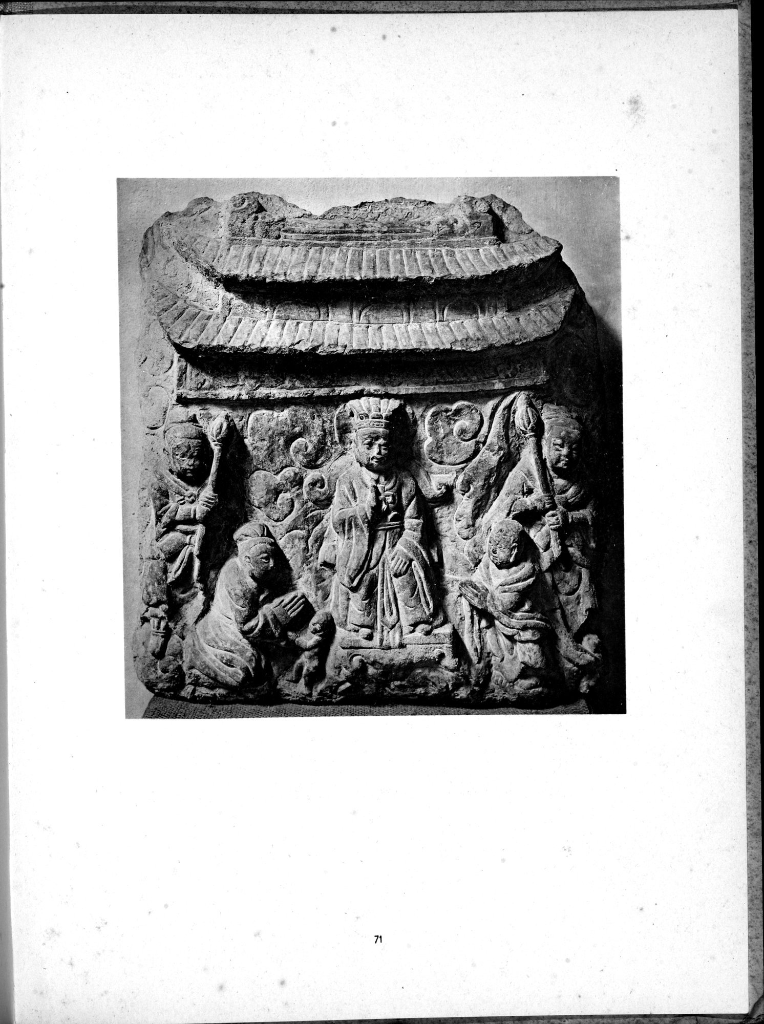 Die Chinesische Steinplastik : vol.1 / 75 ページ（白黒高解像度画像）