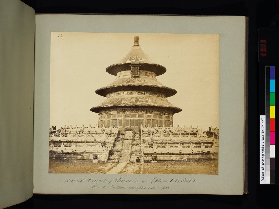 Album of Photographic Views in China : vol.1 / 37 ページ（カラー画像）