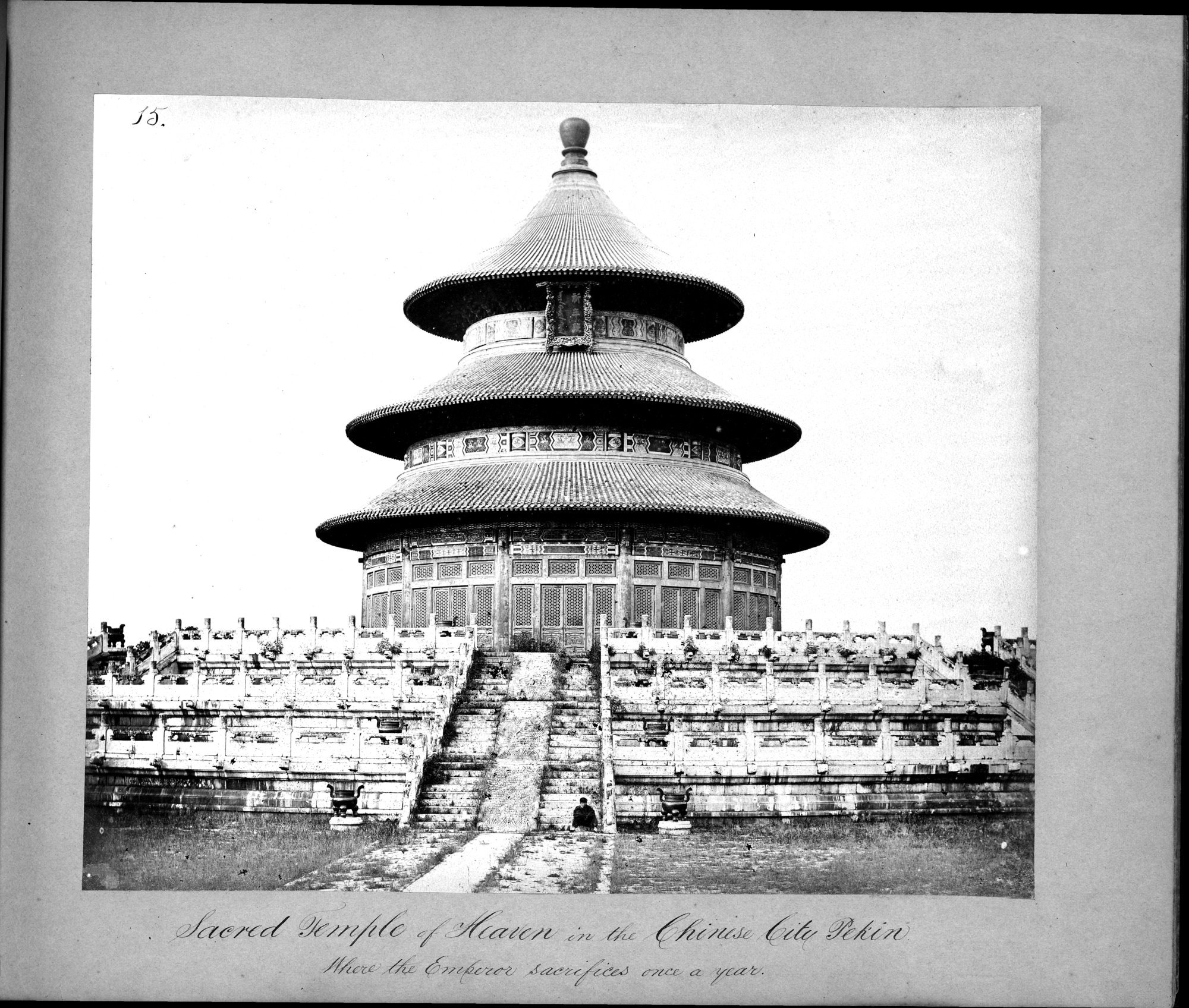 Album of Photographic Views in China : vol.1 / 37 ページ（白黒高解像度画像）
